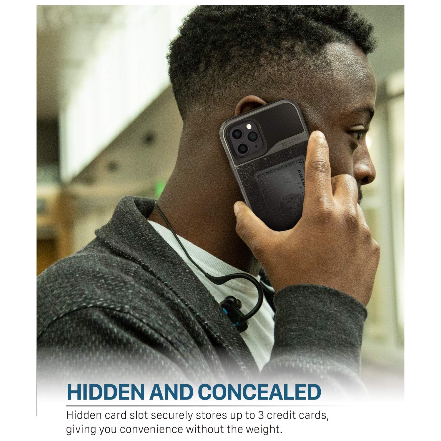 vCommute Wallet Case Compatible with Apple iPhone 11 Pro, (Military Grade Drop Protection) Flip