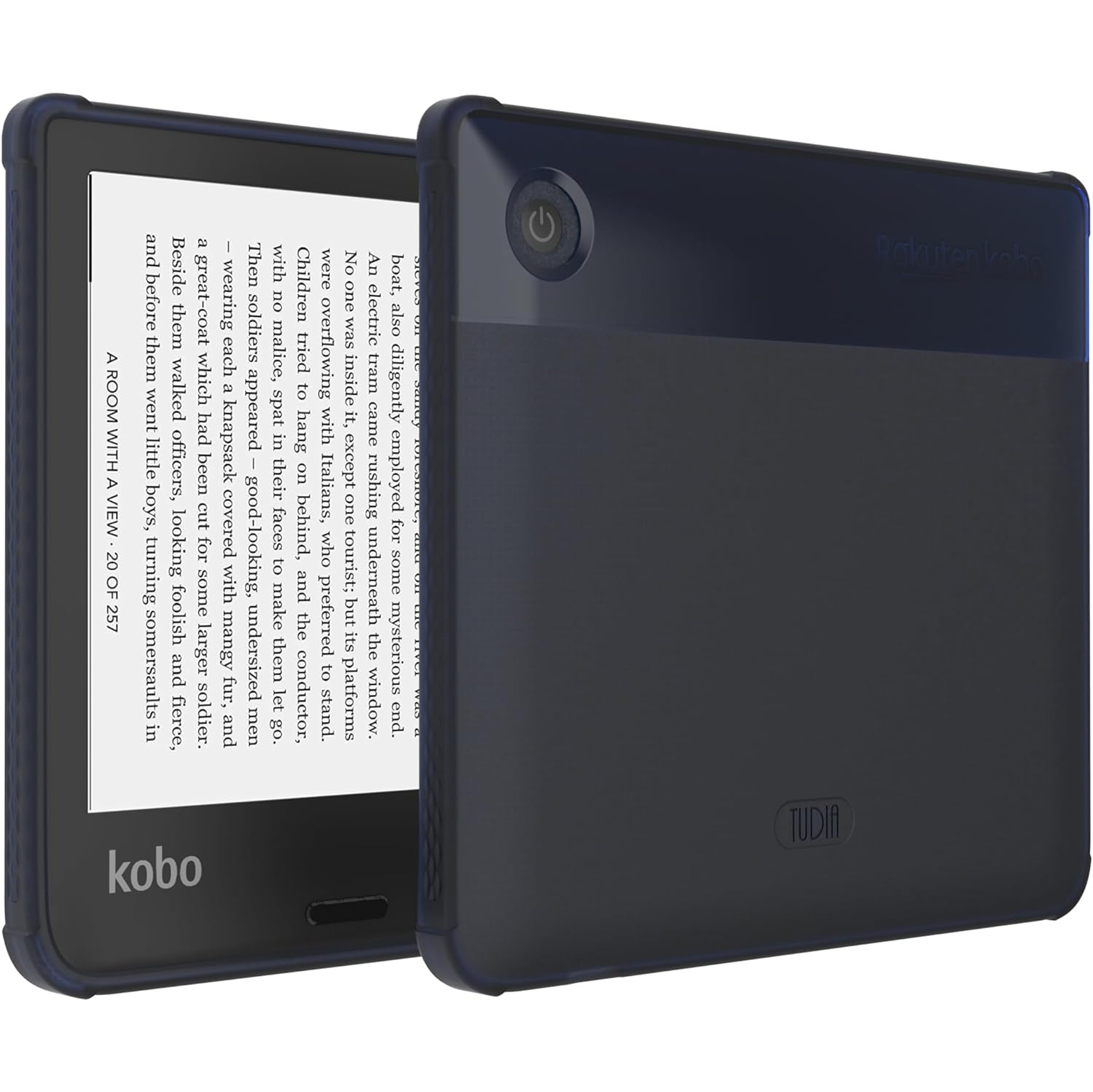 SKN Designed for Kobo Libra 2 Case 7" Cover, [Reinforced Corners] Shockproof Slim Anti-Yellowing Silicone Gel