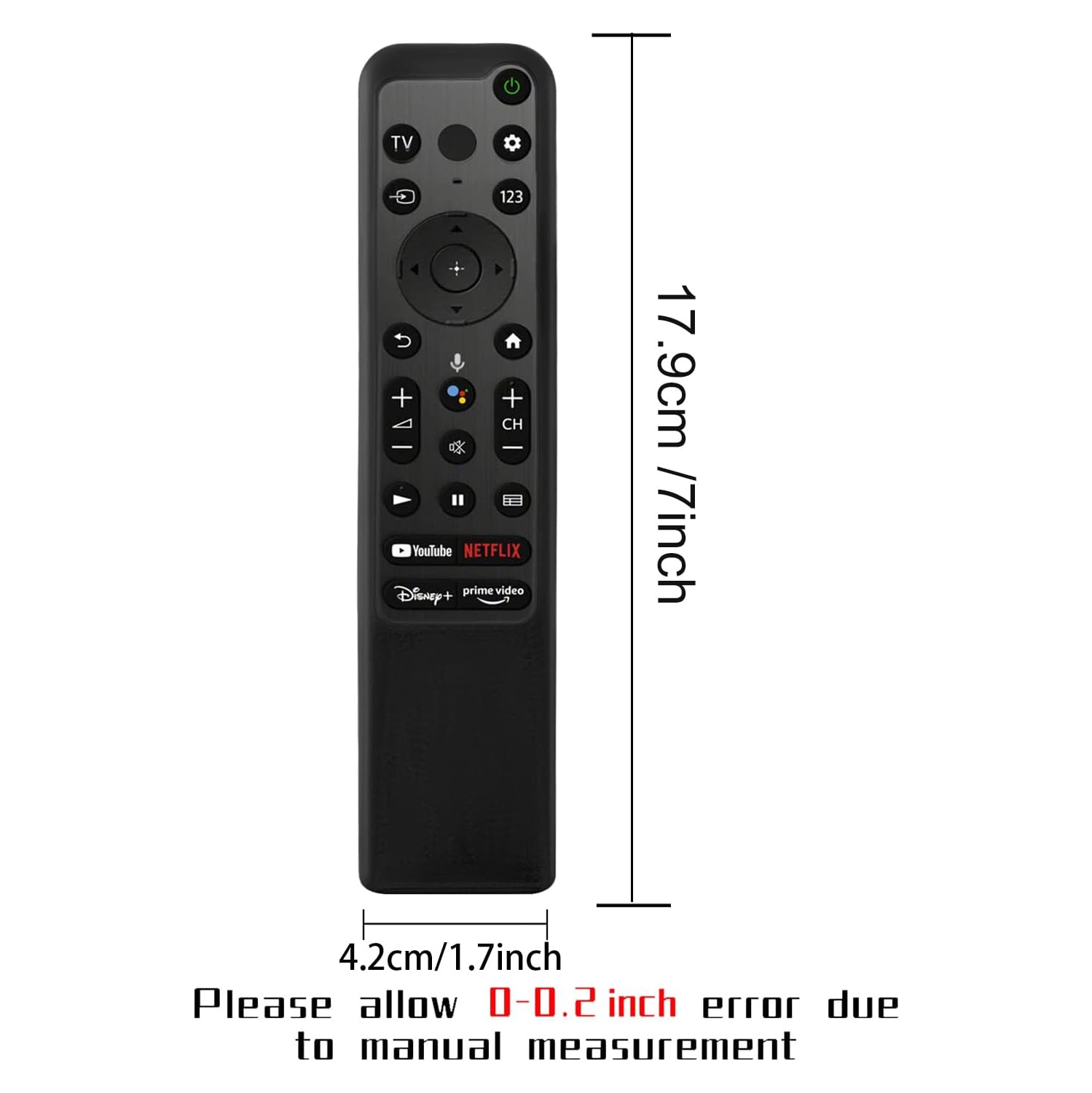 Étui protecteur en silicone pour télécommande Sony Bravia XR RMF-TX800P/TX800U/TX800C RMF-TX900U/TX900C/TX900P