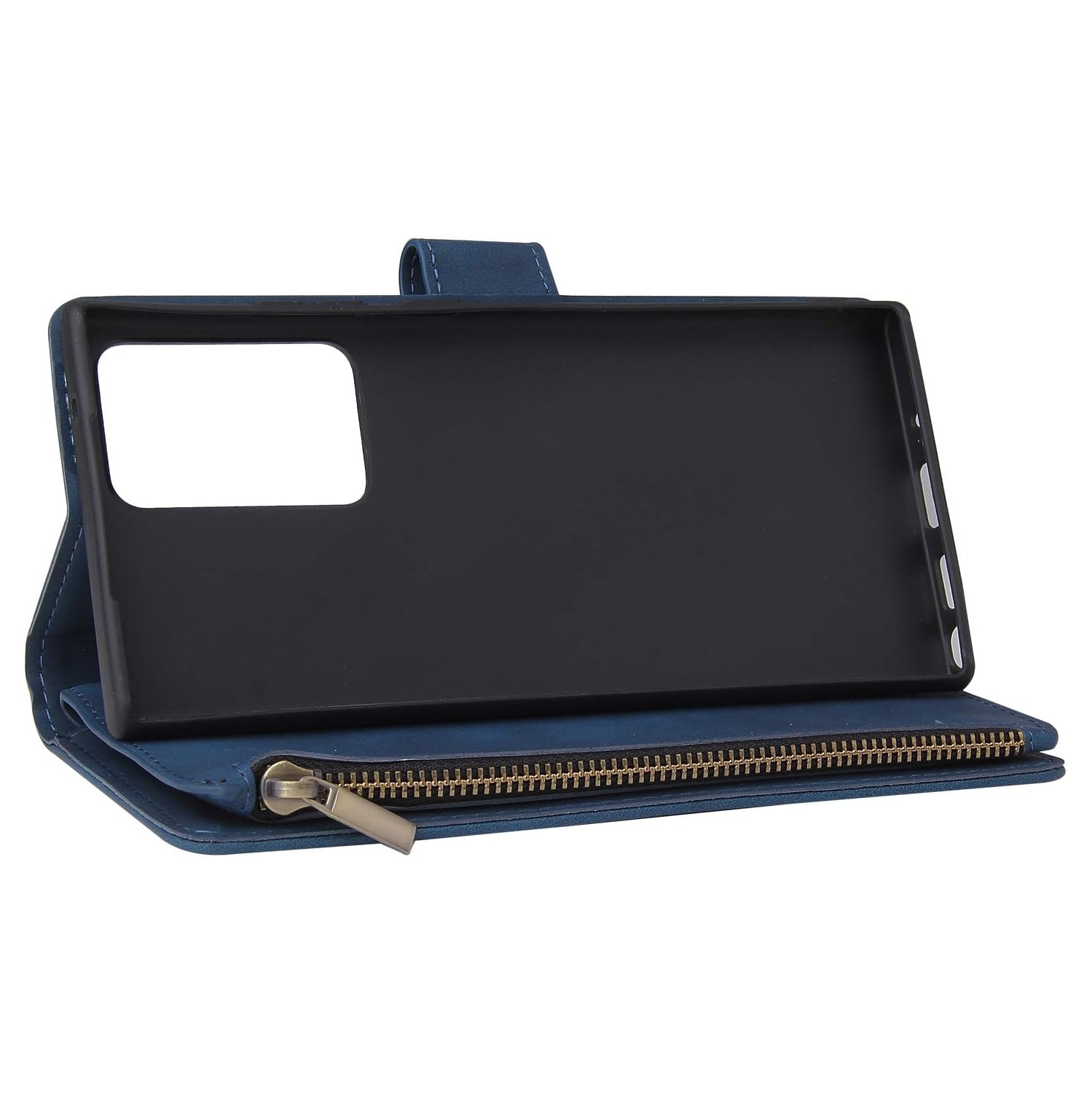 Compatible avec l'étui portefeuille Glaxay Note20 5G de Samsung pour Galaxy Note 20 avec protecteur d'écran et rabat en verre trempé