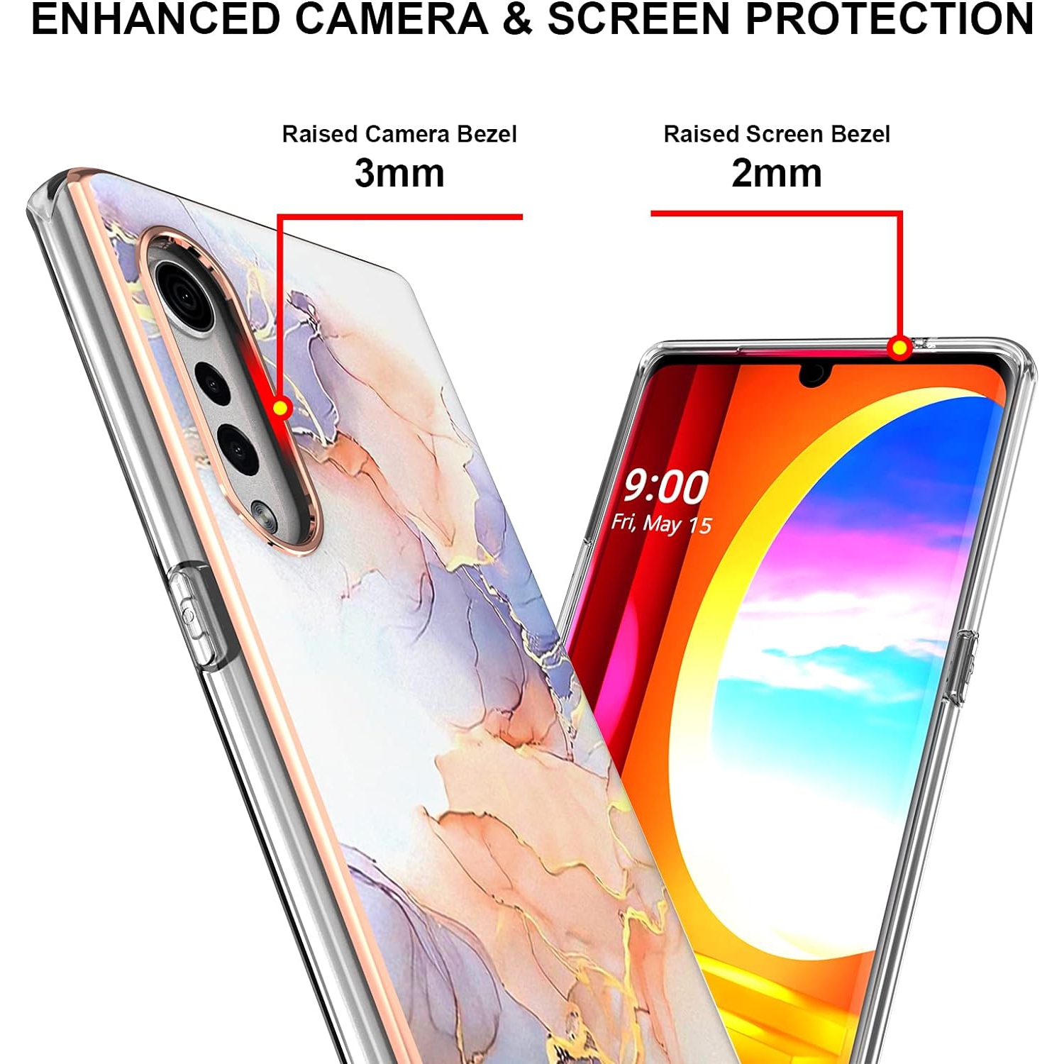 for LG Velvet Case,LG Velvet 5G TPU Soft Case Slim Cute Girls Women Lady Silicone Shockproof Flexible Bumper