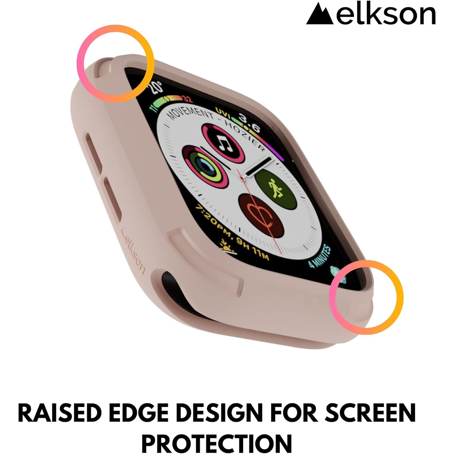 Apple Watch 6 SE 5 4 case 44mm iwatch Quattro Series Bumper Cases Protection Compatible with Apple Watch Durable