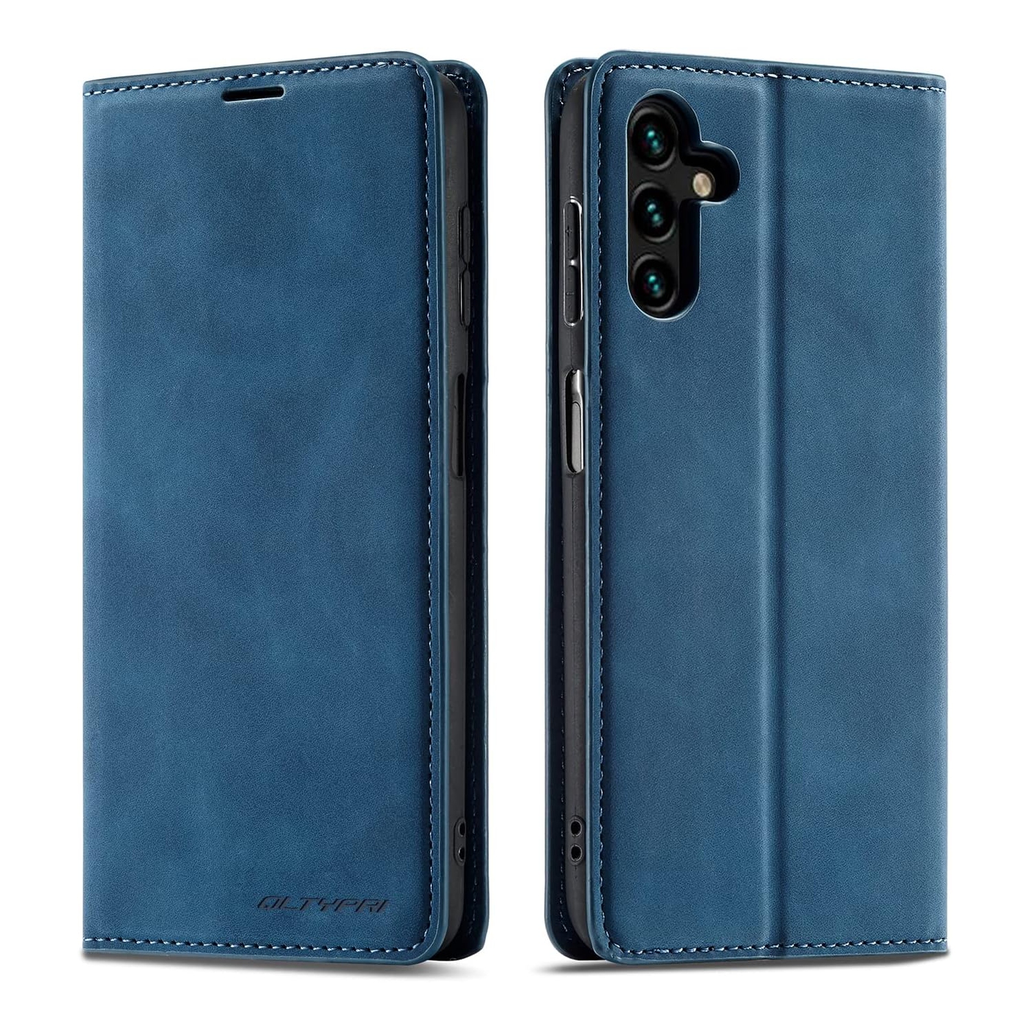 Samsung Galaxy A14 5G Case, Premium PU Leather Cover TPU Bumper with Card Holder Kickstand Hidden Magnetic