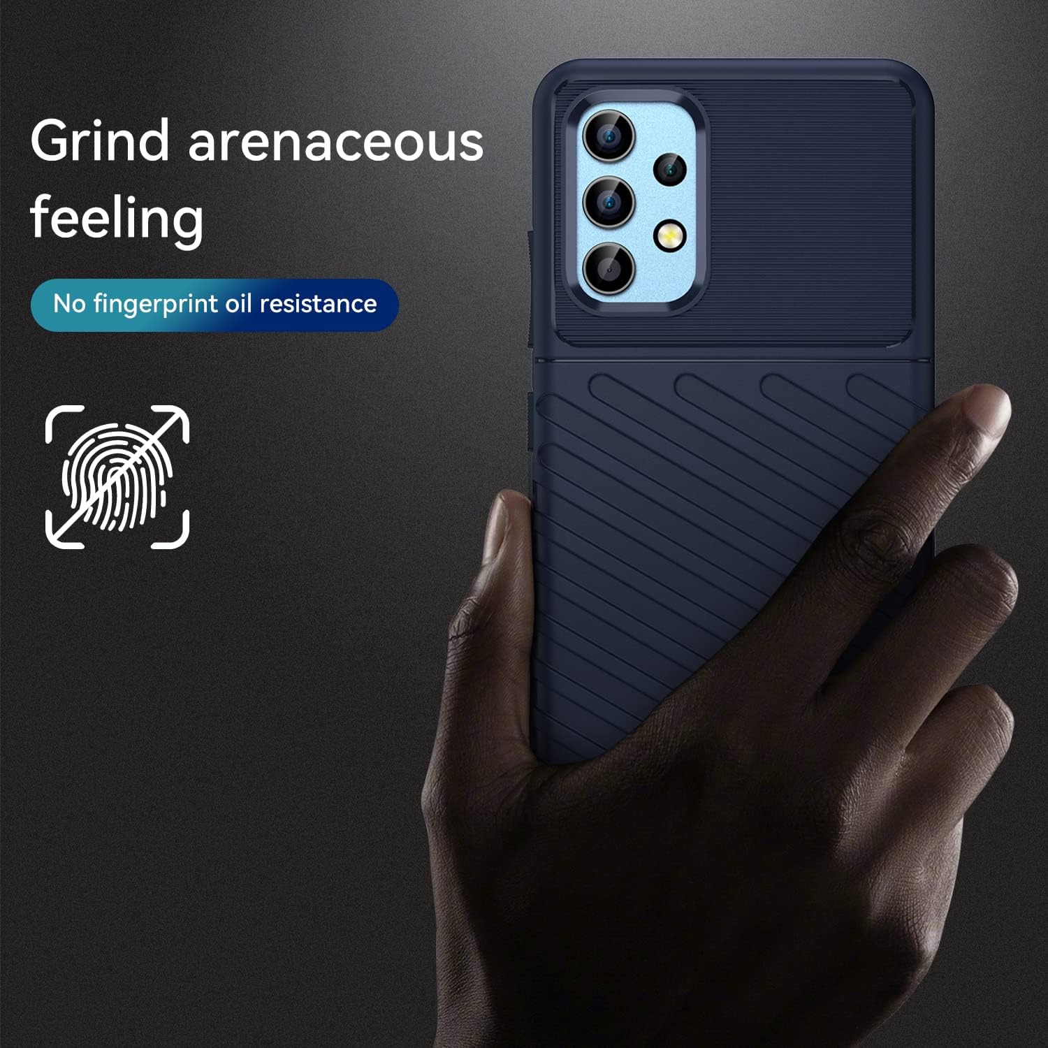 Étui pour Galaxy A32 4G, étui pour A32 4G SM-A325F de Samsung avec protecteur d'écran, fibre de carbone antirayure