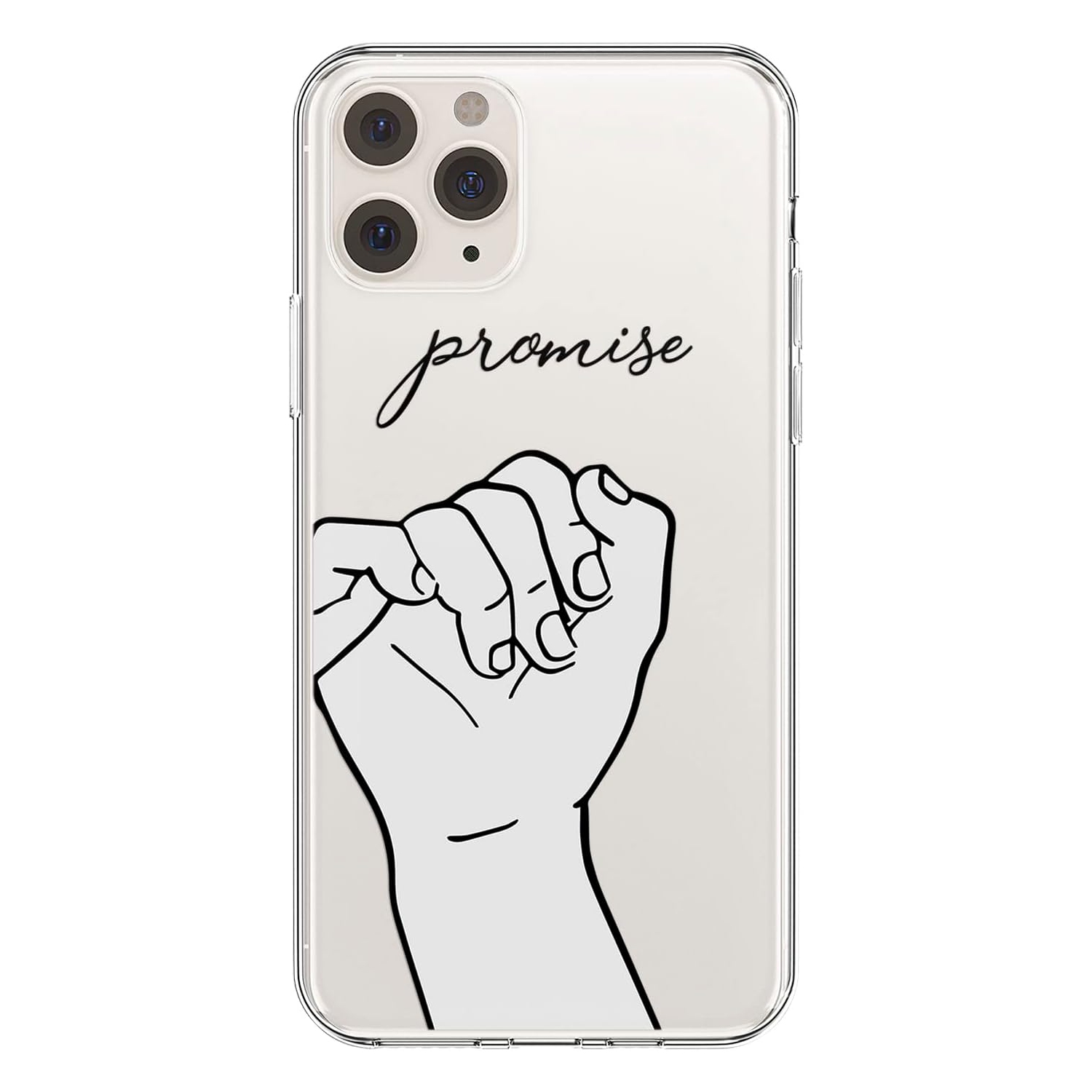 Matching Phone Case Compatible with - iPhone Xr - 6.1 inch for Couples Best Friends Slim Cover Holding Hands