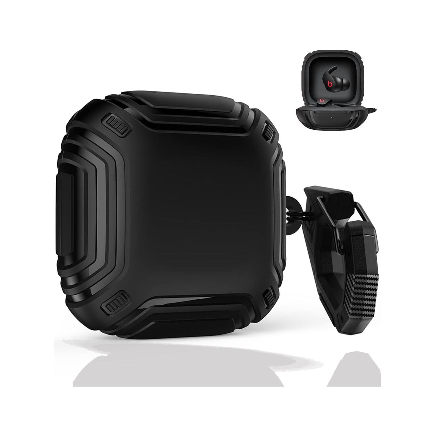 Case for Apple Beats Fit Pro Case Cover Wire&Wireless Charging Compatible TPU Anti-Slip All-Inclusive