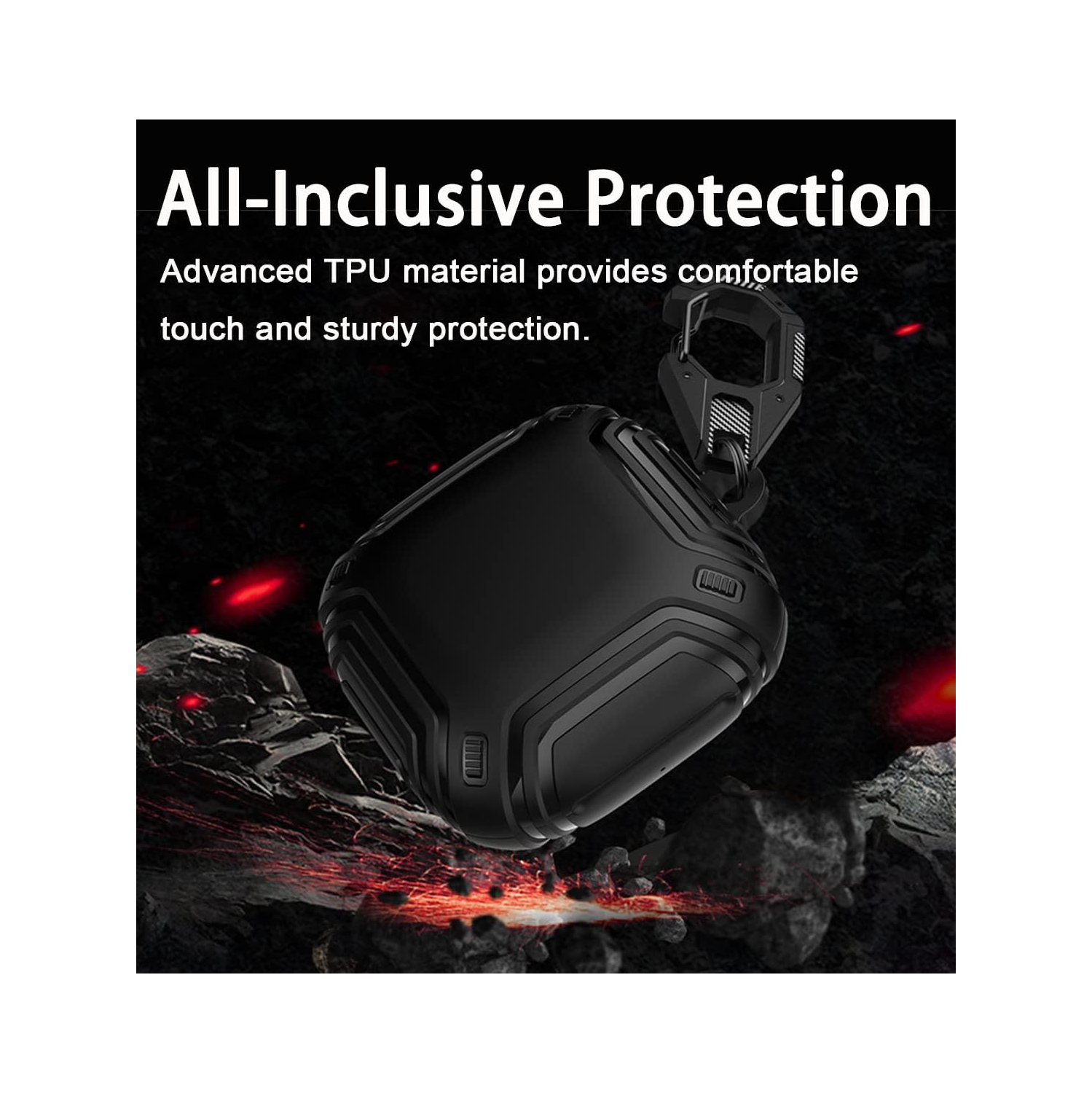 Case for Apple Beats Fit Pro Case Cover Wire&Wireless Charging Compatible TPU Anti-Slip All-Inclusive