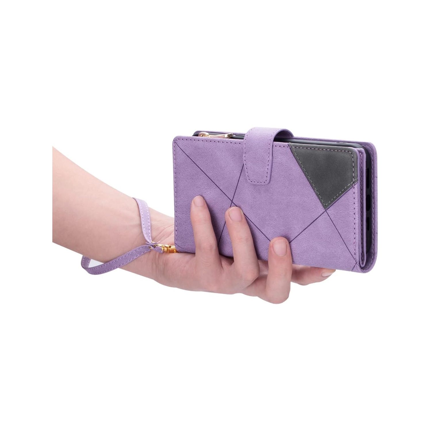 Pour étui pour Pixel 7 Pro de Google, 9 fentes pour cartes Étui portefeuille en cuir magnétique de qualité supérieure avec porte-monnaie à fermeture