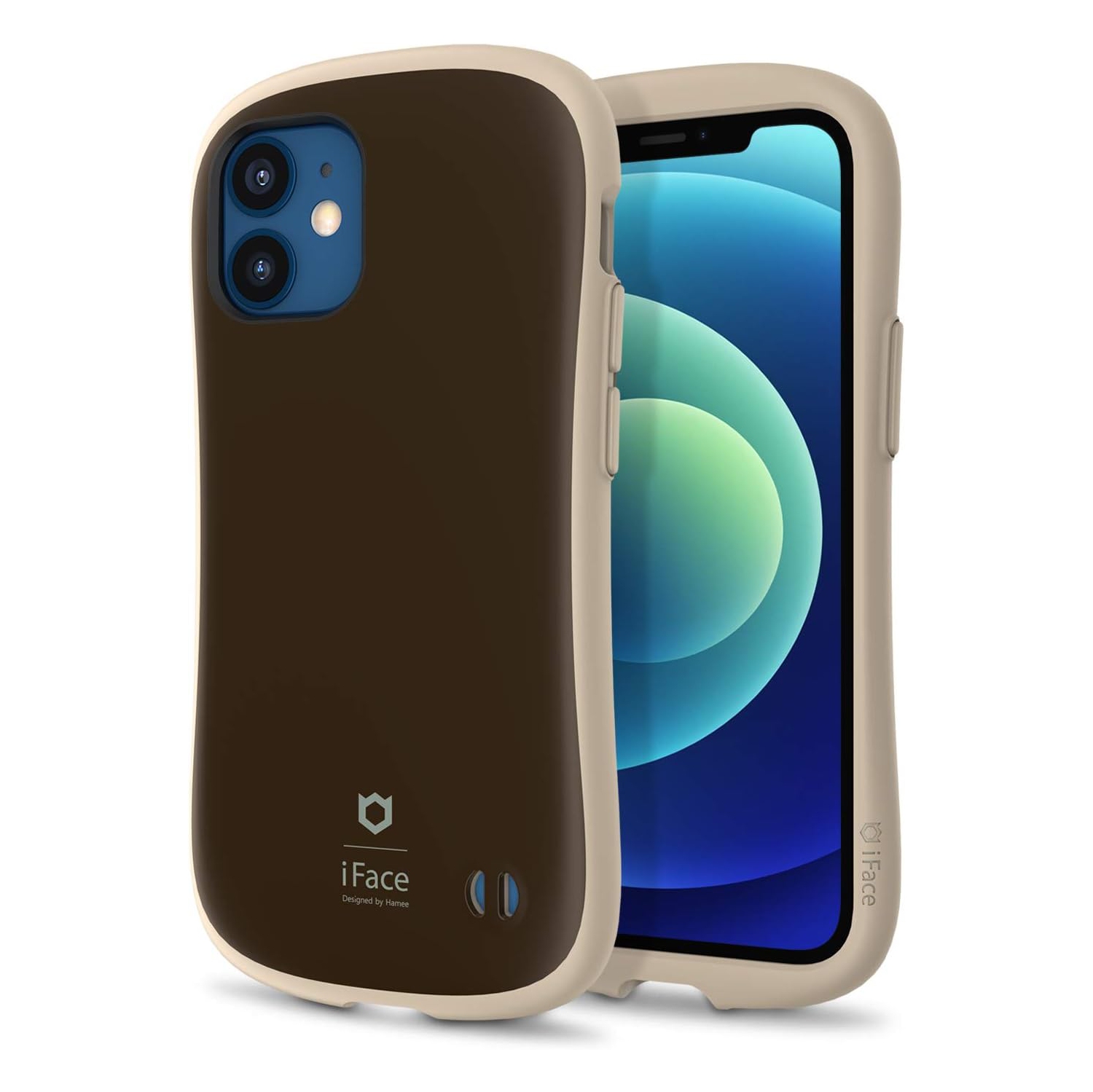 First Class Café Series iPhone 12 Mini Cell Phone Case – Cute Dual Layer [TPU and Polycarbonate] Hybrid