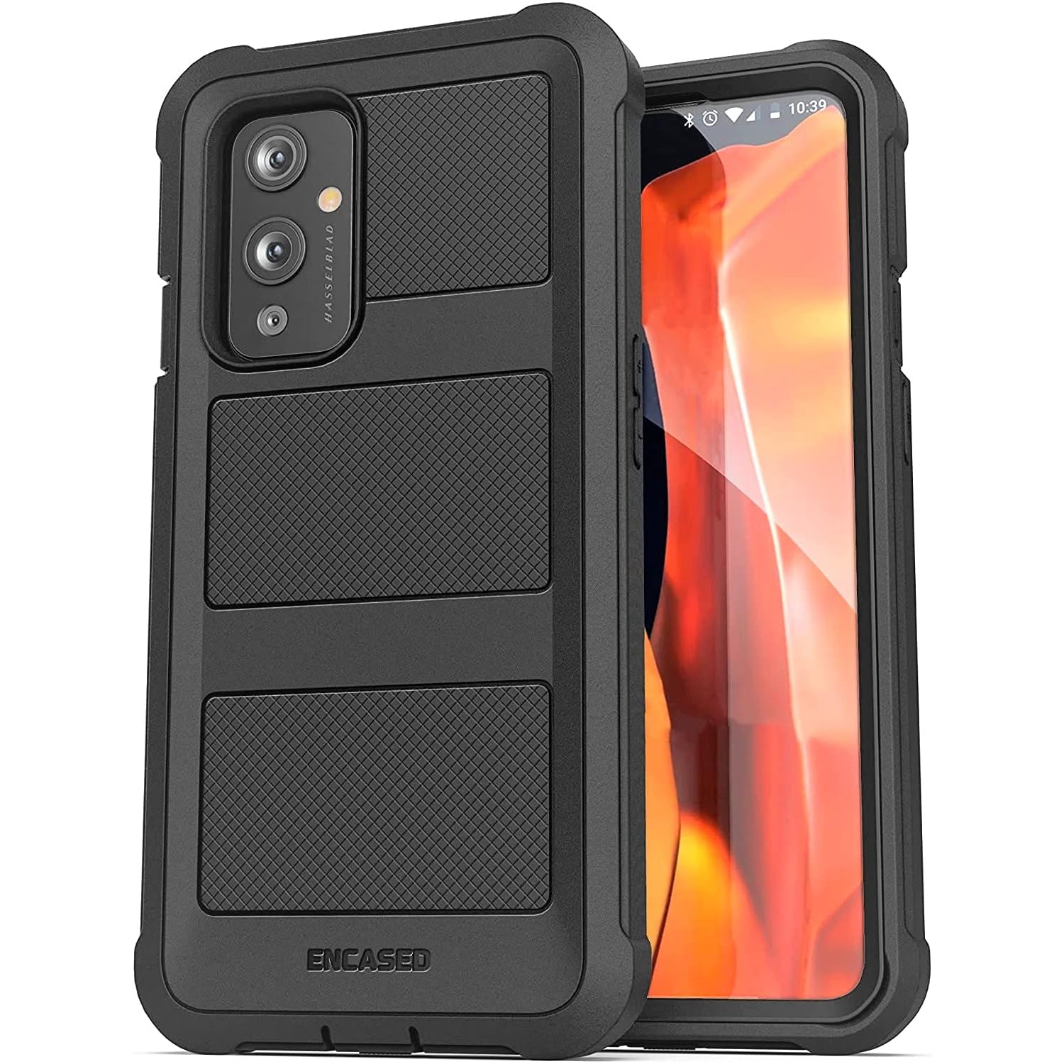 Falcon Armor Designed for OnePlus 9 Case with Screen Protector, Protective Full Body Cover with Built-in Screen