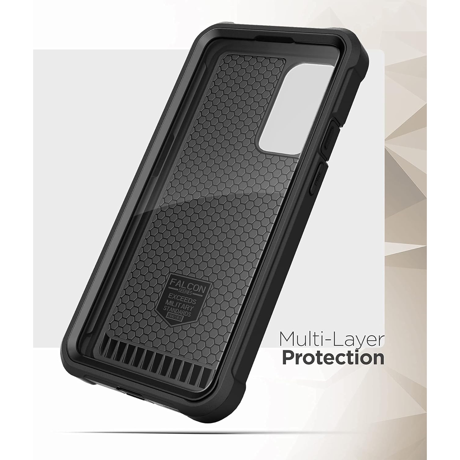 Falcon Armor Designed for OnePlus 9 Case with Screen Protector, Protective Full Body Cover with Built-in Screen