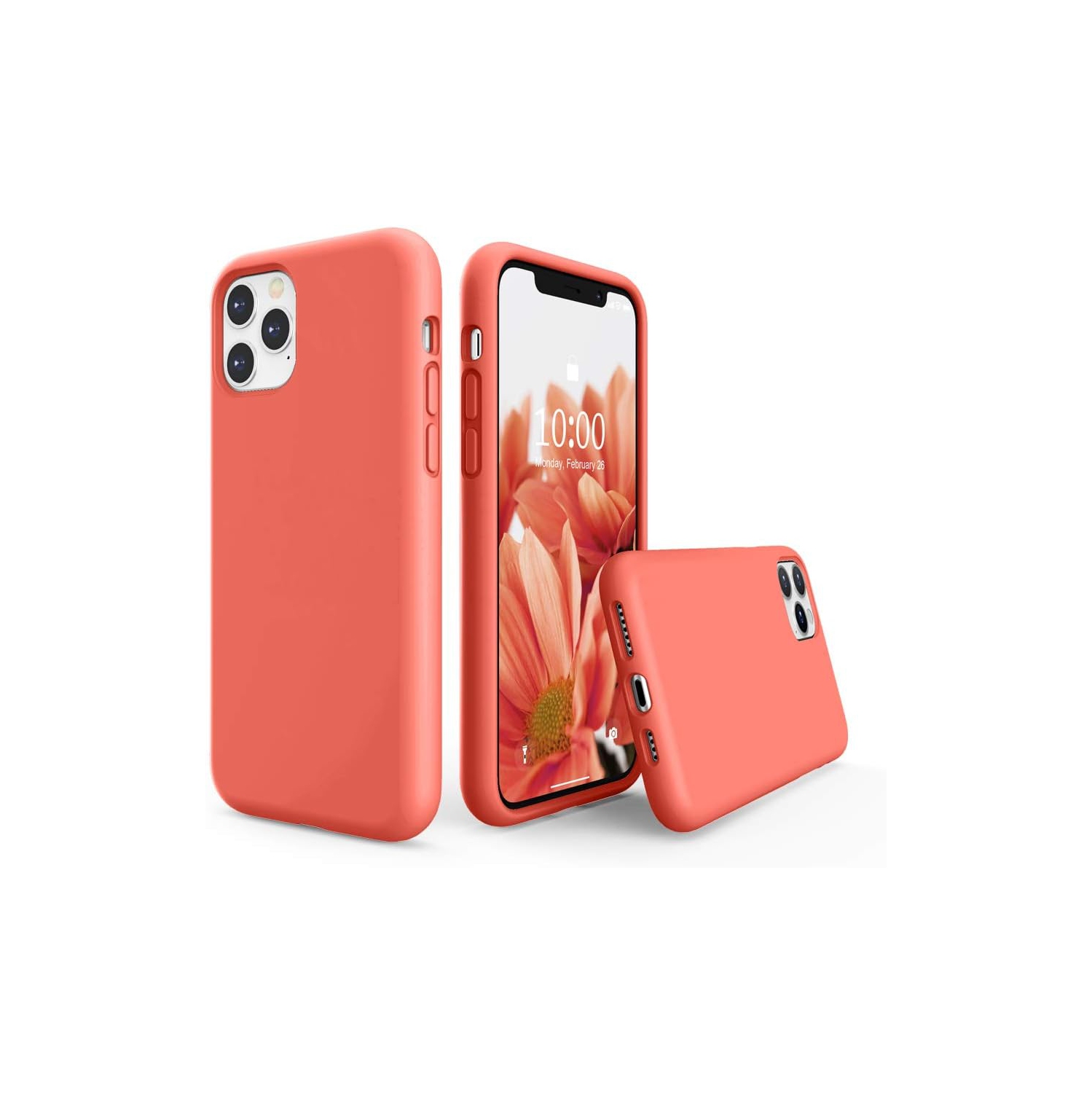 Silicone Case for iPhone 11 Pro Max Case, Liquid Silicone Protective Phone Case Cover (Full Body, Soft Case