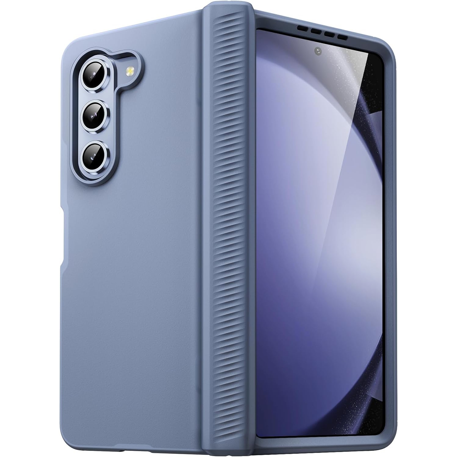 Case for Samsung Galaxy Z Fold 5 2023 with Hinge Protection, Heavy Duty Rugged Protective Hard PC Phone Cover,