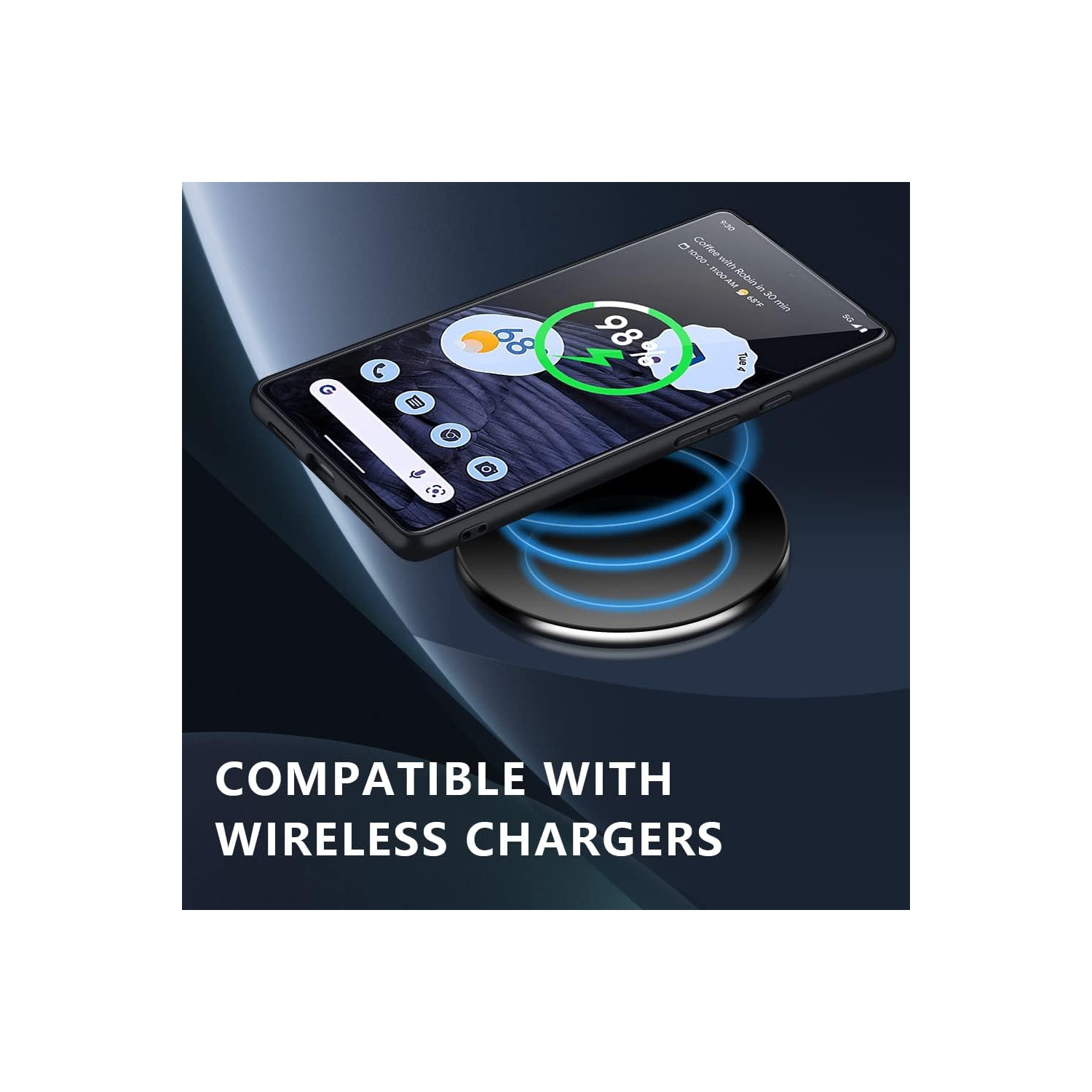 Google Pixel 7 Pro Case Drop Protective Thin Dual Layer Shockproof Bumper Cases Full Body Rugged Hard PC Back