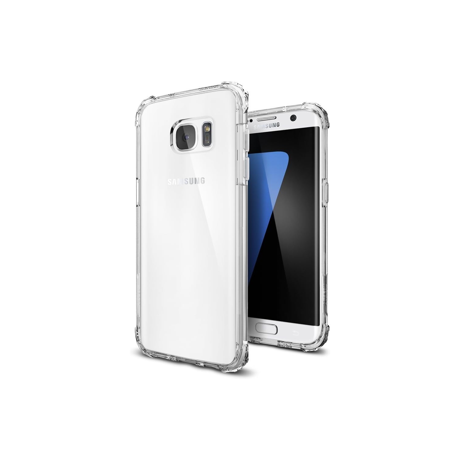 [Clear Bumper] Étui pour Samsung Galaxy S7 Edge, antichoc [renforcées] TPU Crystal léger