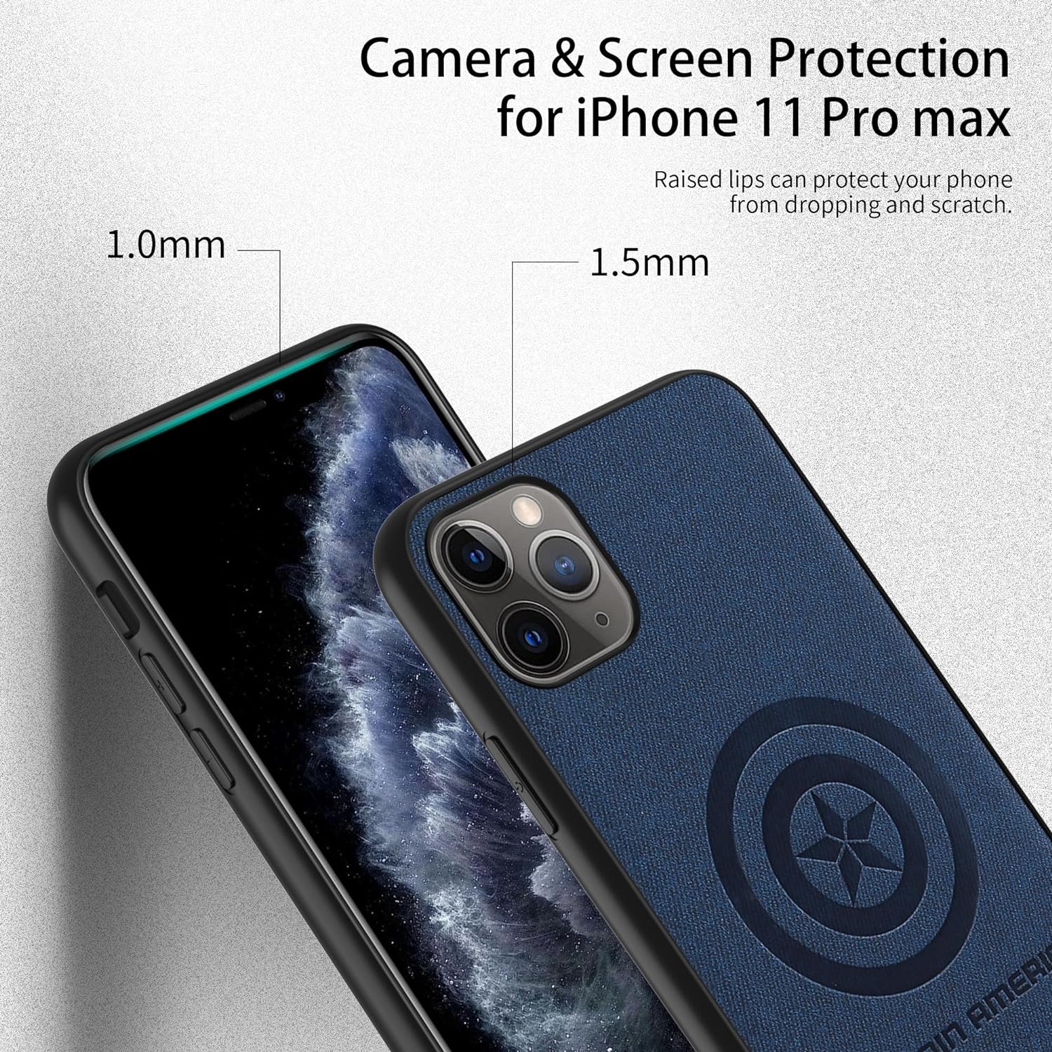 Case for iPhone 11 Pro max, with Superhero Character iPhone 11 Pro max Leather Case