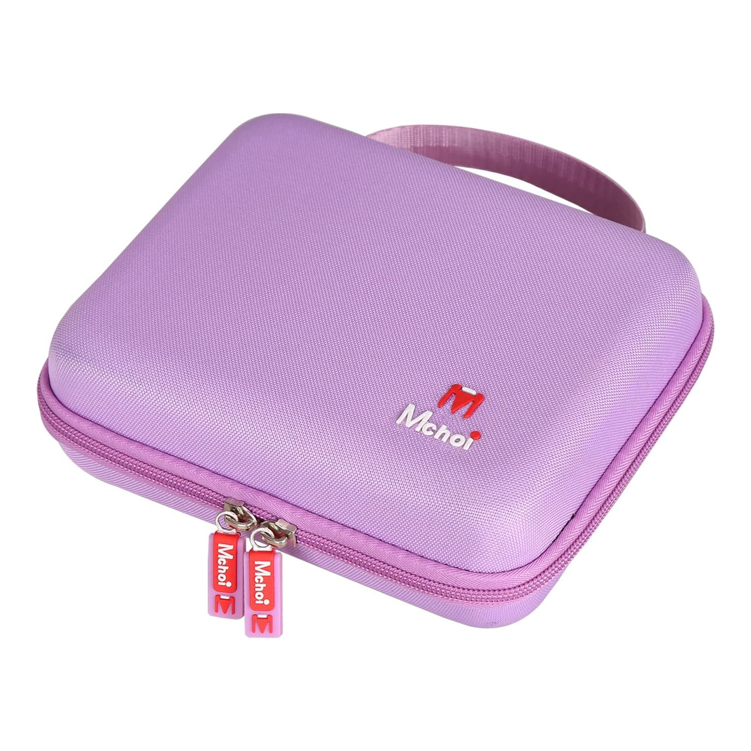 Shockproof Carrying Case Suitable for Philips K4206 Kids Wireless On-Ear Headphones, Purple, Case Only