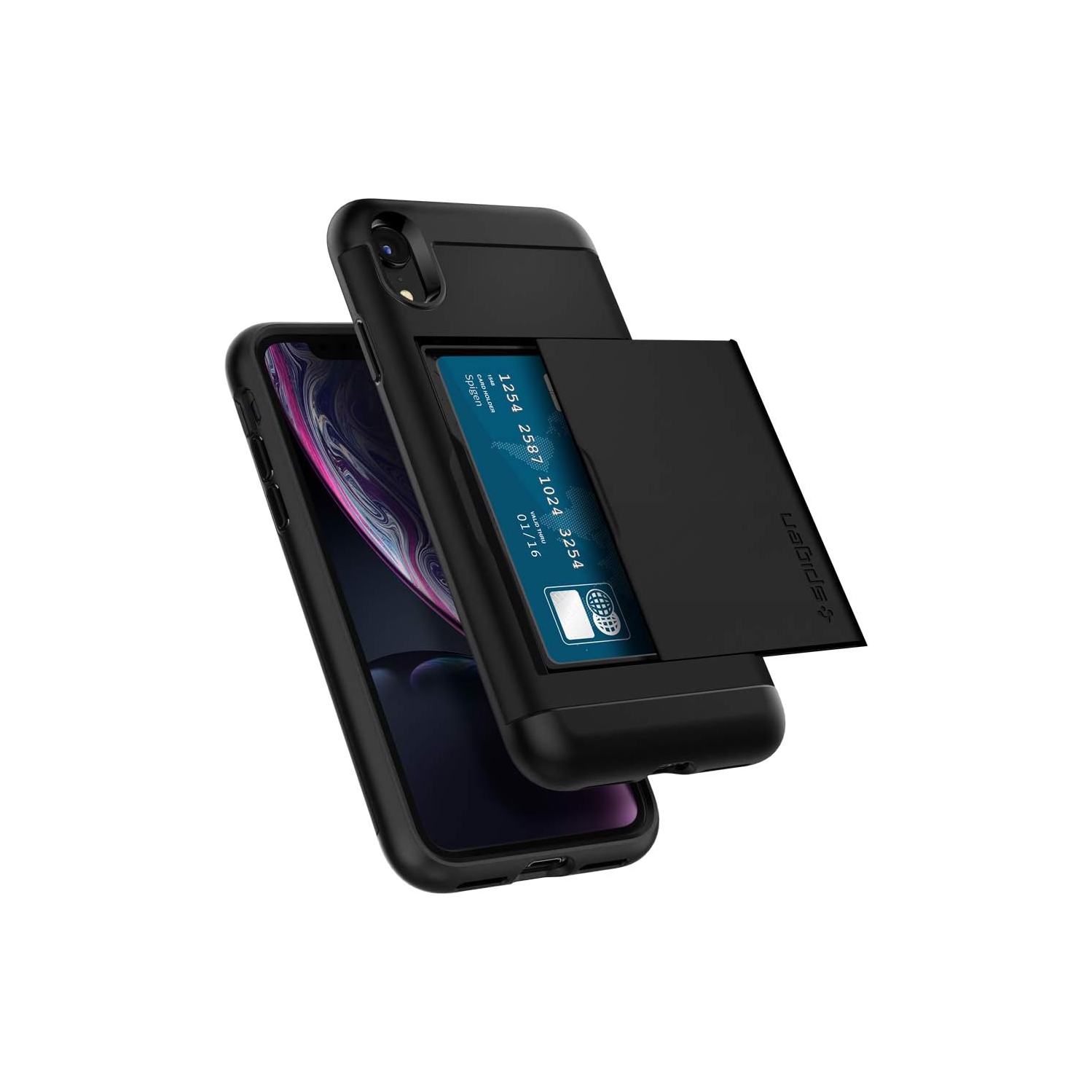 Slim Armor CS Designed for iPhone XR Case, [Mil-Grade Certified with Air Cushion Technology, Dual-Layer,
