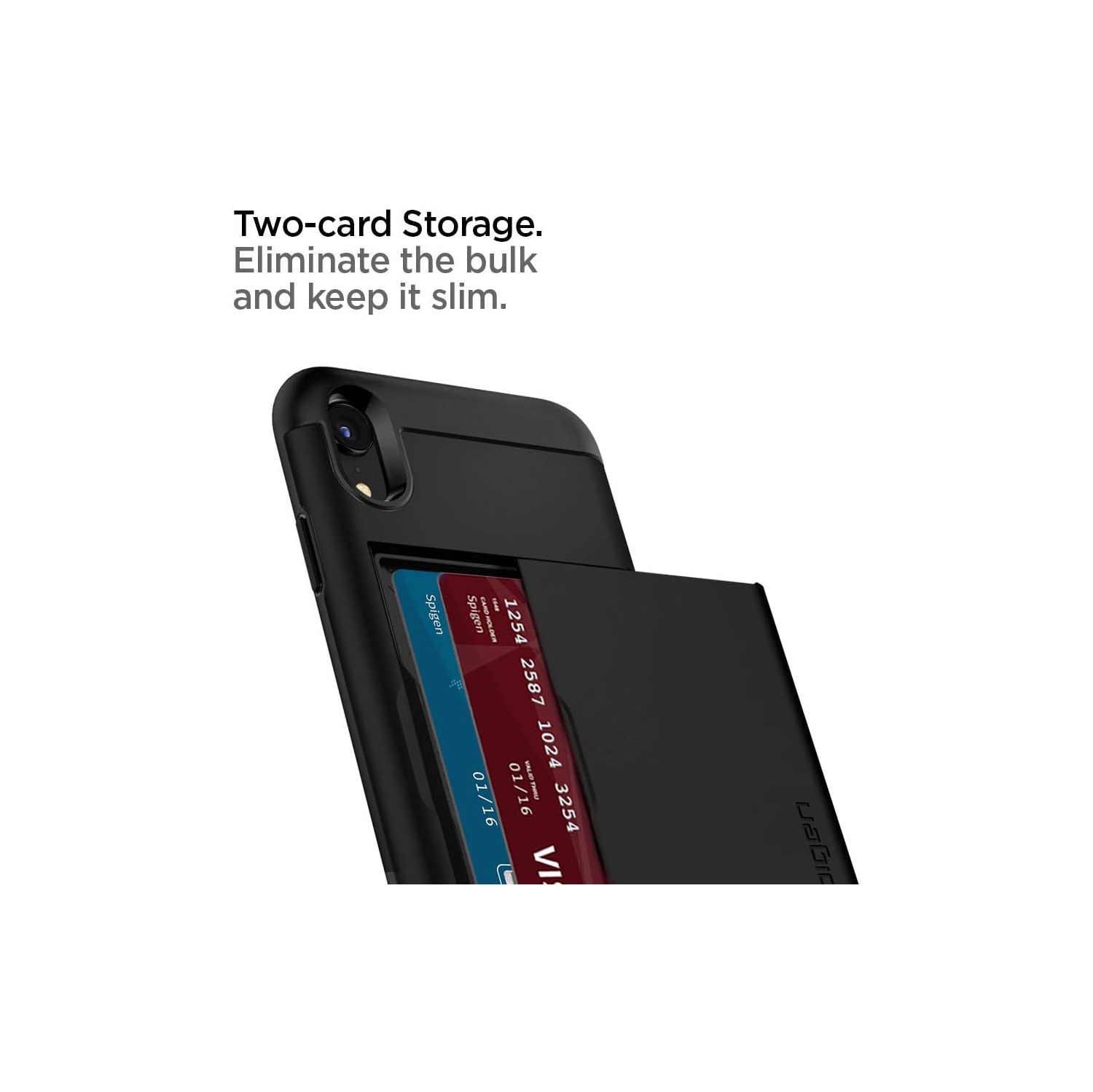 Slim Armor CS Designed for iPhone XR Case, [Mil-Grade Certified with Air Cushion Technology, Dual-Layer,