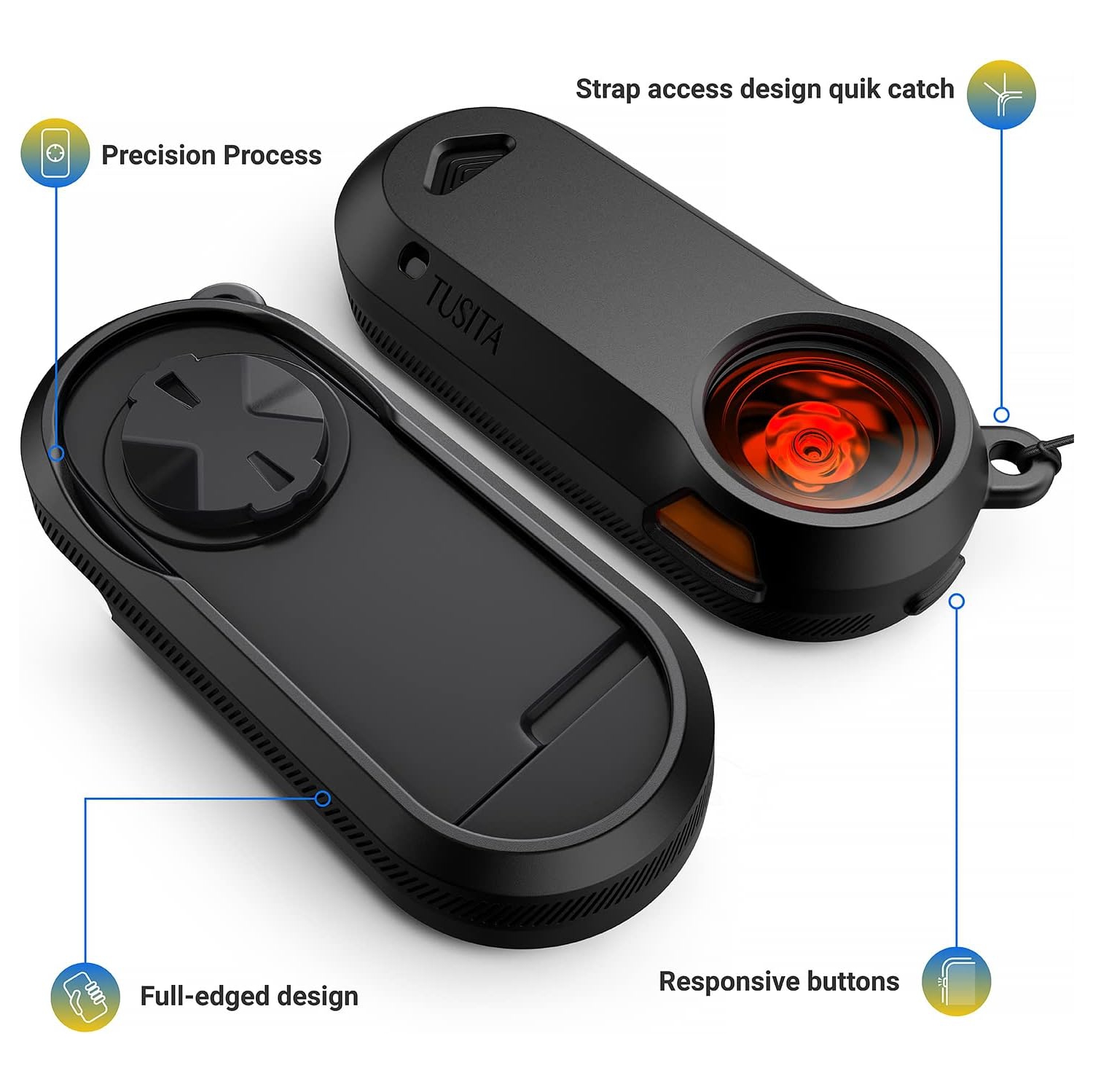 Silicone Case Compatible with Garmin Varia RTL510 RTL515