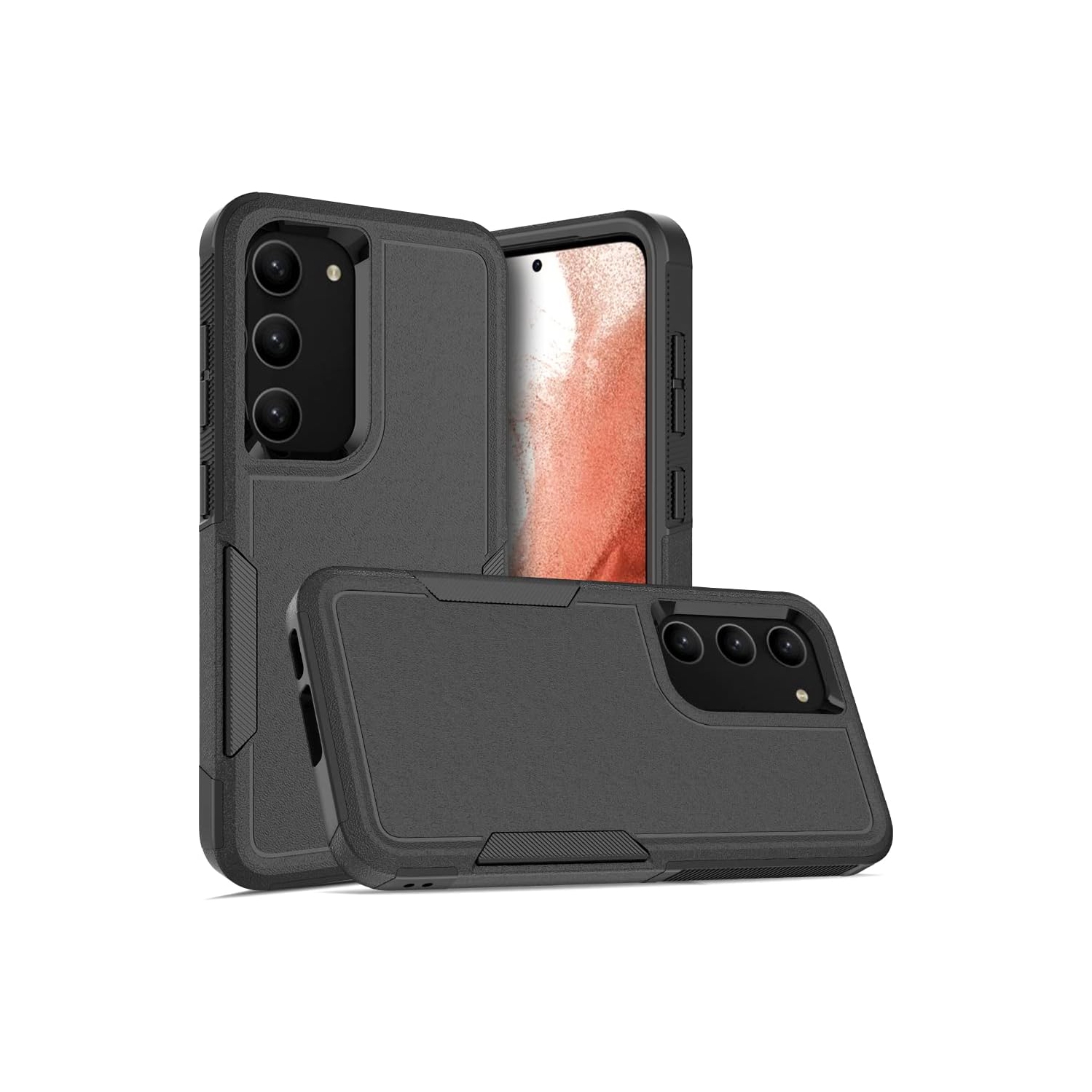 Étui robuste et antidérapant pour Galaxy S23 plus de Samsung avec protection intégrale antichoc