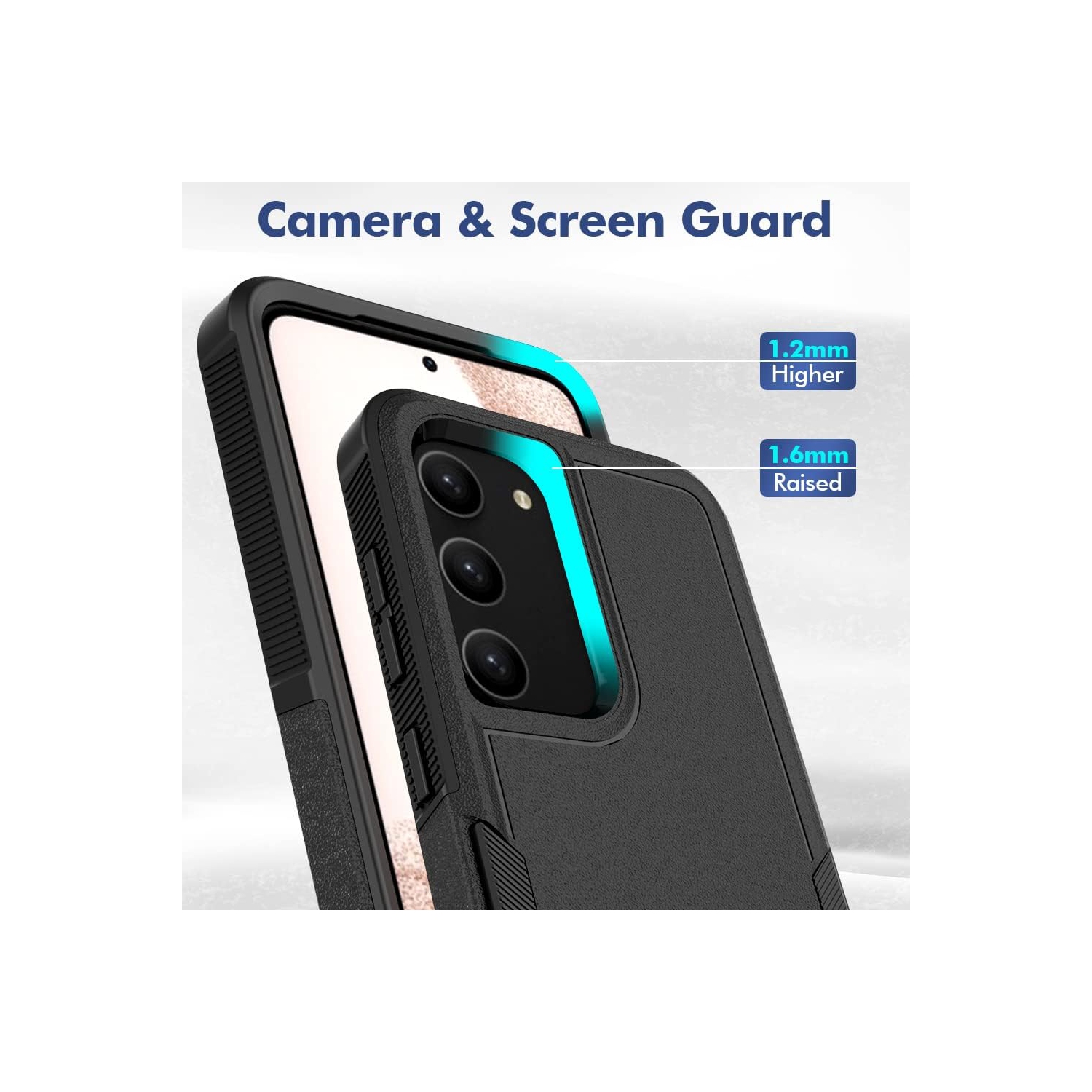 Étui robuste et antidérapant pour Galaxy S23 plus de Samsung avec protection intégrale antichoc