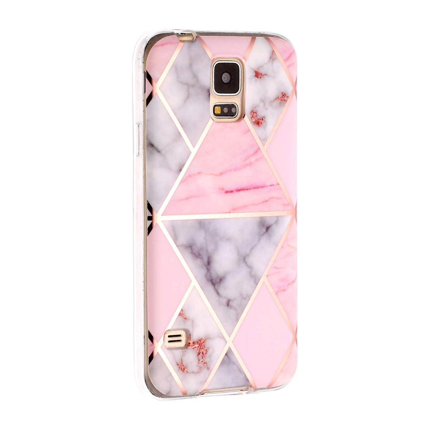 Convient à un étui Neo Glitter de Samsung pour Galaxy S5/S5 avec protecteur d'écran, [paillettes argentées] brillant design de luxe