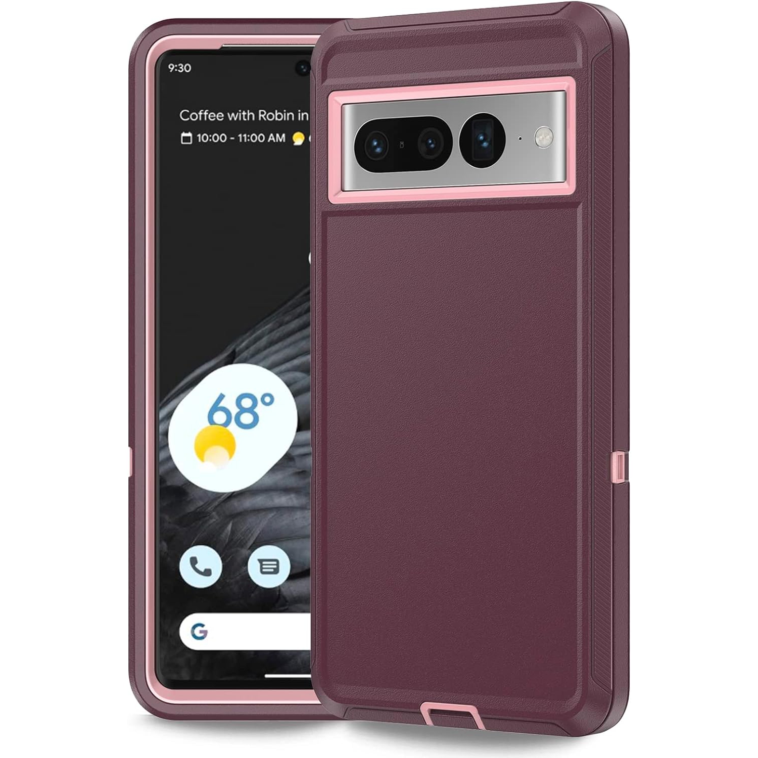 Defender Case for Google Pixel 7 Pro 5G, Heavy Duty Shockproof Dustproof 3 in 1 Rugged Protective Bumper Phone