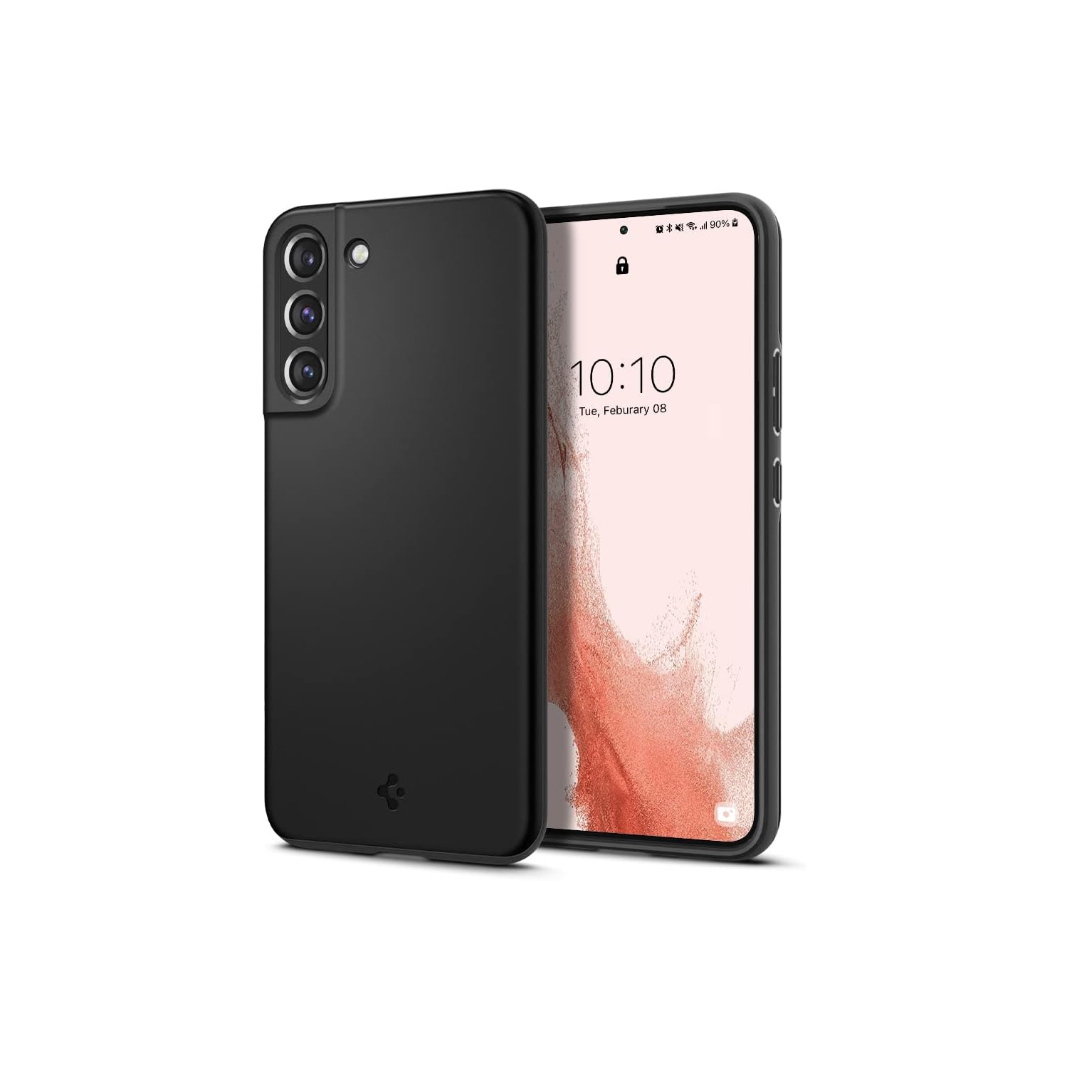 Thin Fit Designed for Samsung Galaxy S22 Case - Black