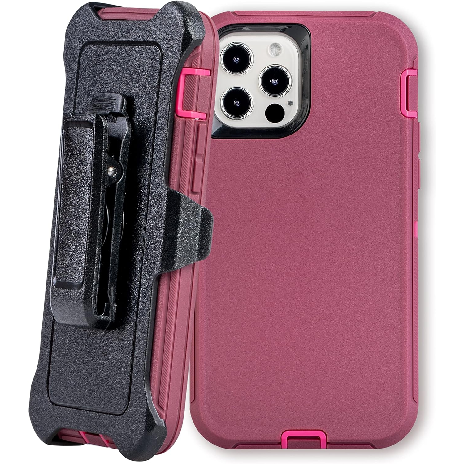 Étui pour iPhone 12 Pro Max robuste, complet, protection de qualité militaire, étui de transport, étui de transport |