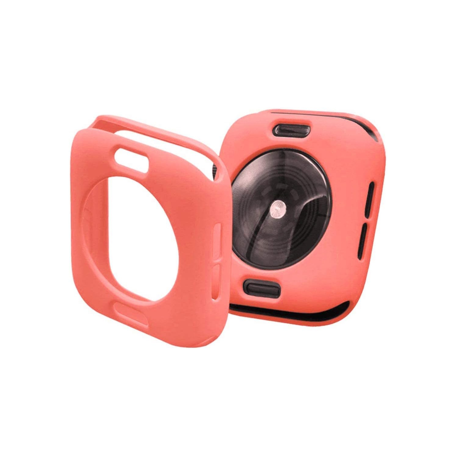 Protecteur antichoc en TPUR ultra mince pour Apple Watch Series 3/2/1, 42&nbsp;mm rose chaud