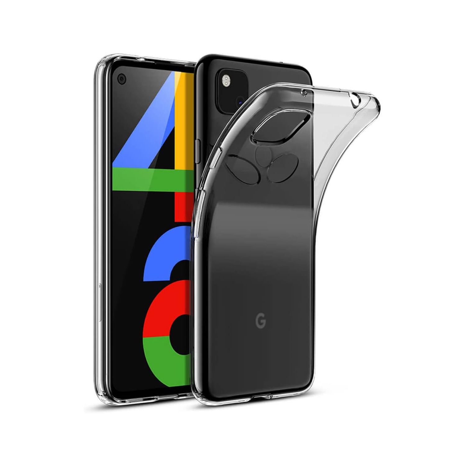 [Transparent] Étui pour Pixel 4a (5,8 po) de Google, TPUR mince, léger et transparent