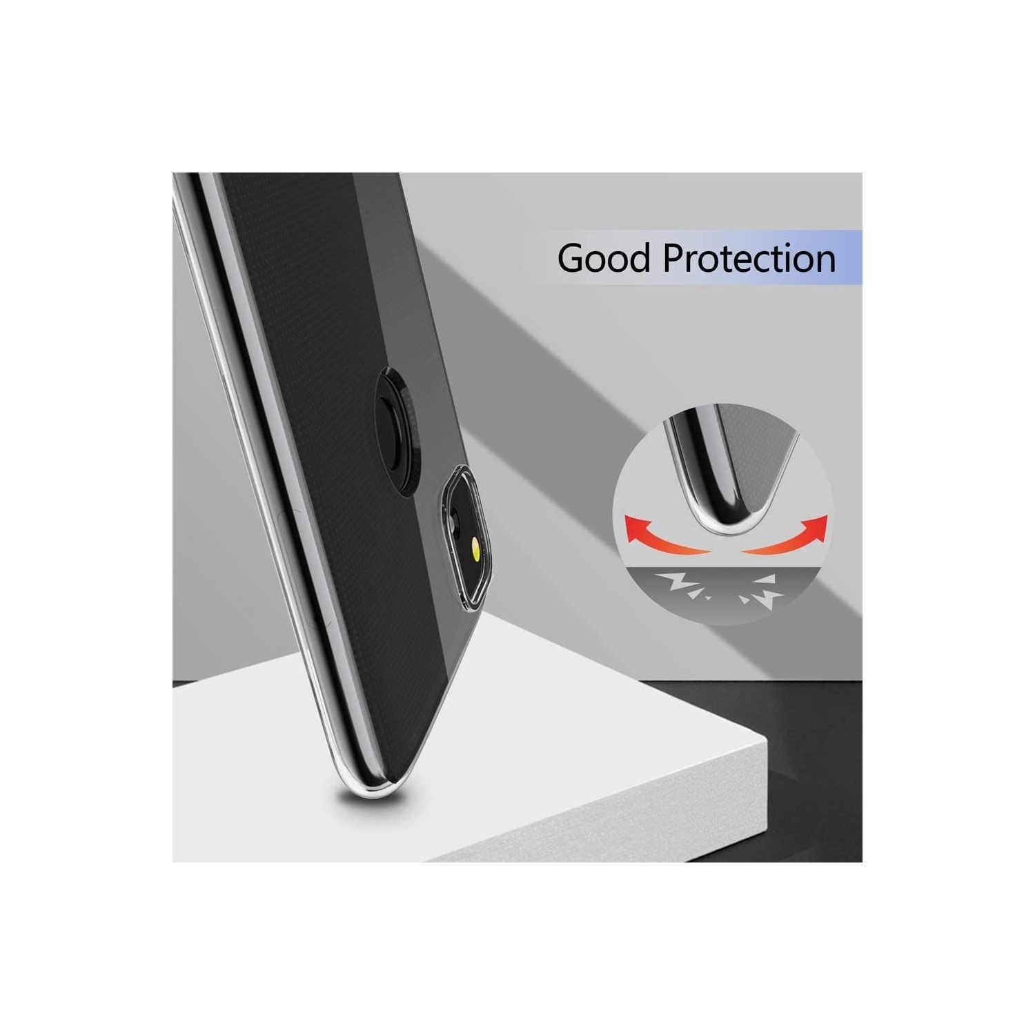 [Transparent] Étui pour Pixel 4a (5,8 po) de Google, TPUR mince, léger et transparent