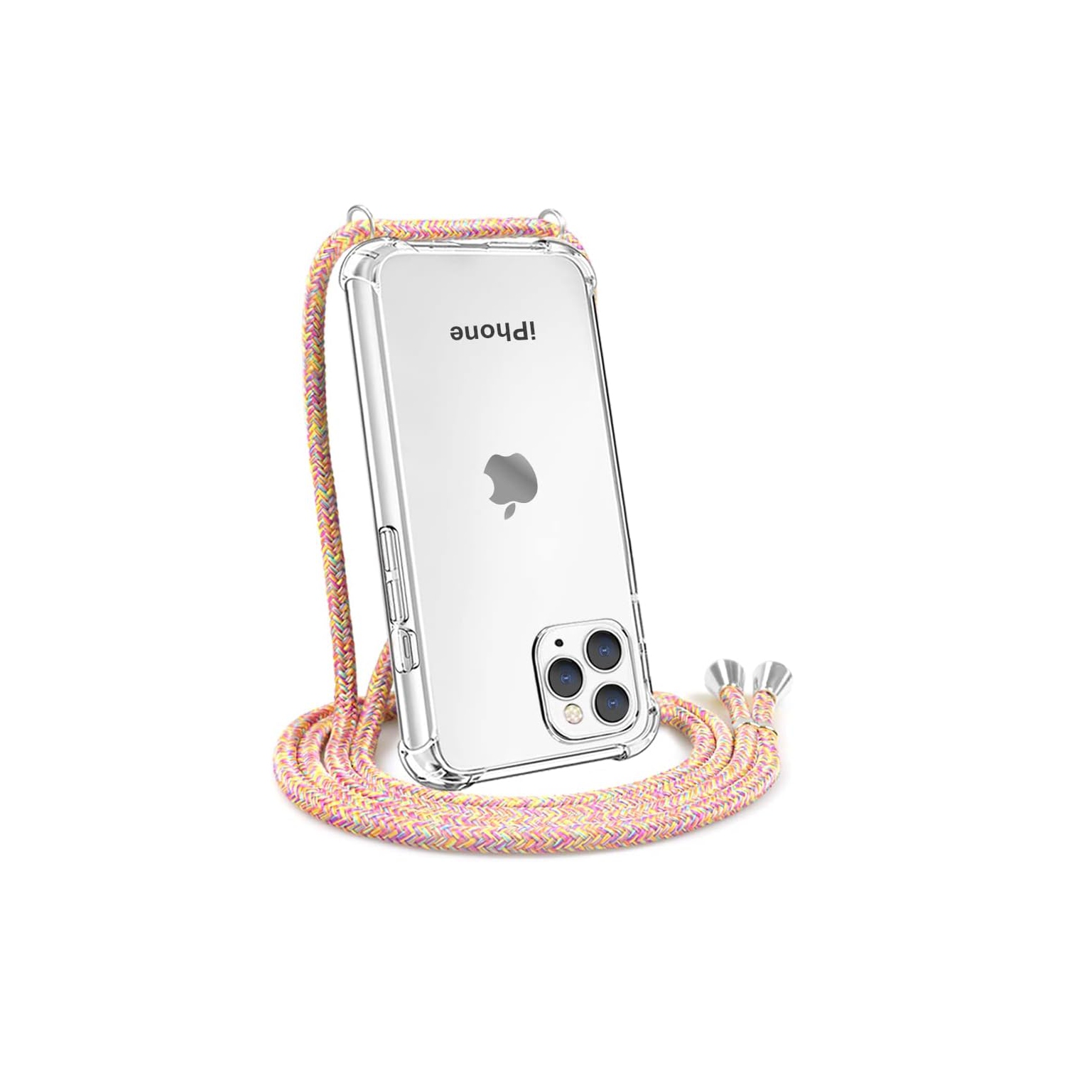 Crossbody Case for iPhone 11 Pro 5.8" [ with Adjustable Lanyard Phone Strap ] Shockproof Phone Case for iPhone
