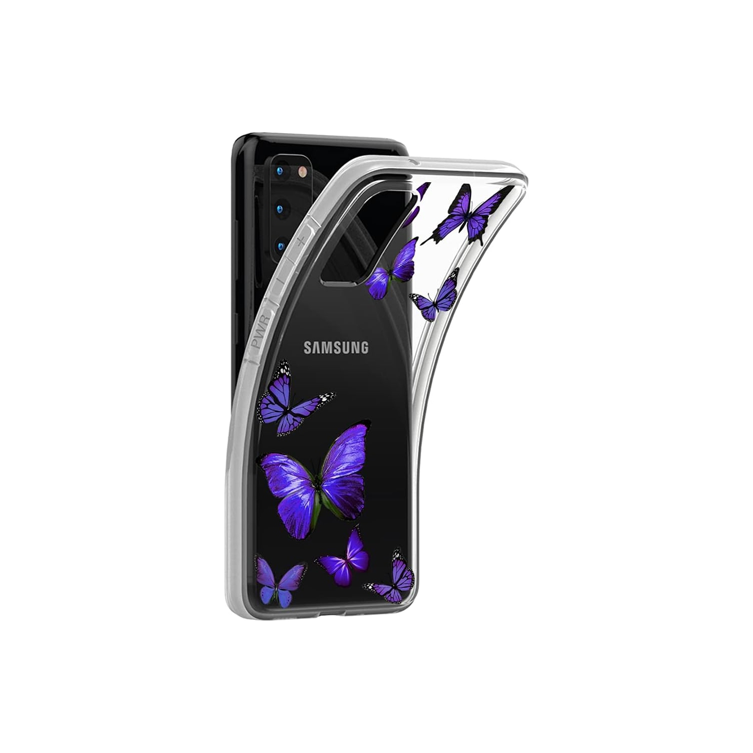 Case for Galaxy S20 5G 6.2", Samsung S20 Case for Girls, Slim Shockproof Clear Pattern TPU Back