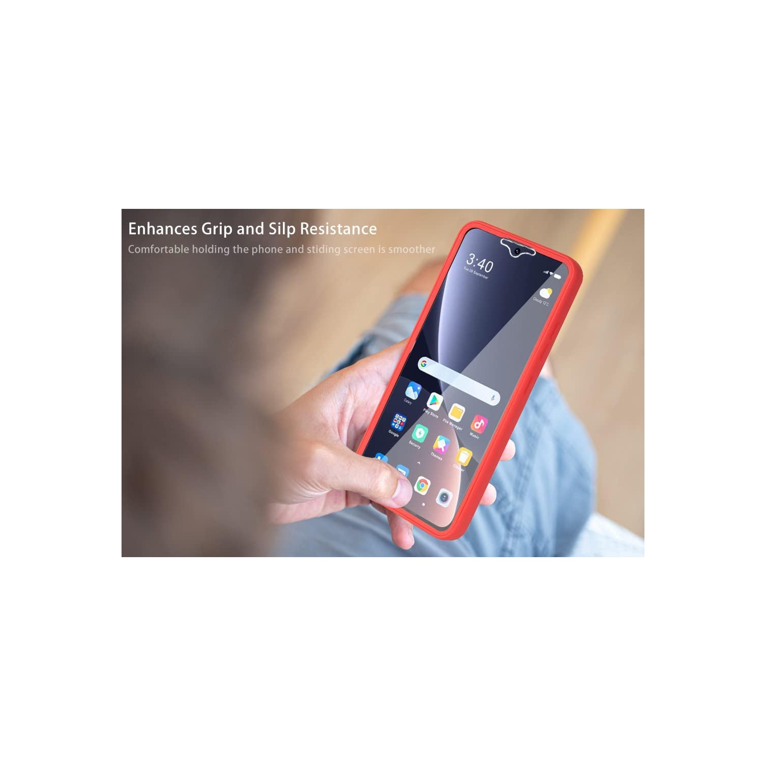 Full Surround Clear Case for Xiaomi 12 Pro, TPU Full Body Protection Shockproof with Screen Protector