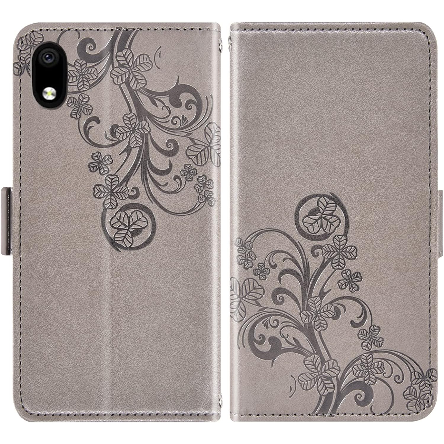 Compatible avec l'étui portefeuille Avid 579 Z5156CC de ZTE et les accessoires de sac à main à rabat avec protecteur d'écran en verre trempé