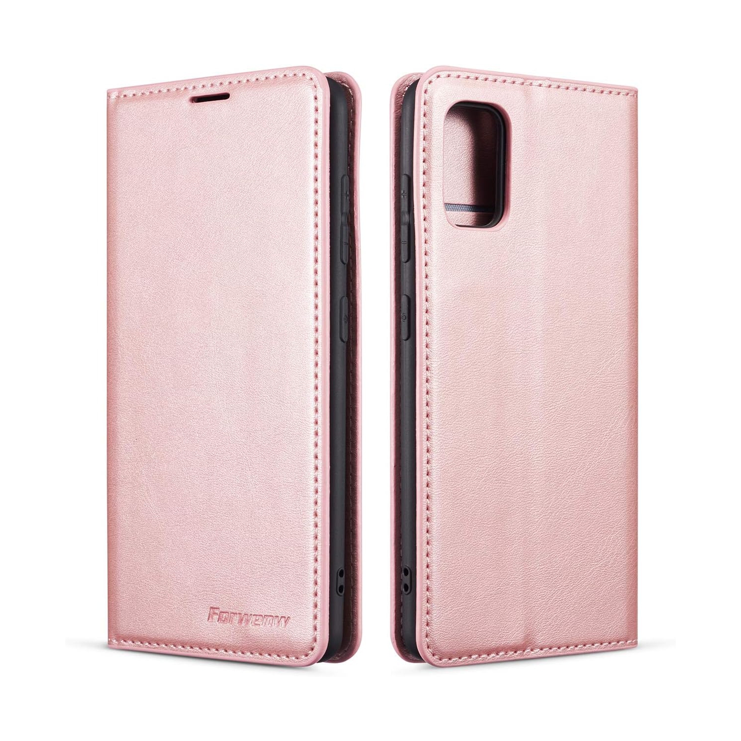 Étui pour Galaxy A51 de Samsung, étui en polyuréthane thermoplastique de qualité supérieure avec support pour carte béquille magnétique dissimulée