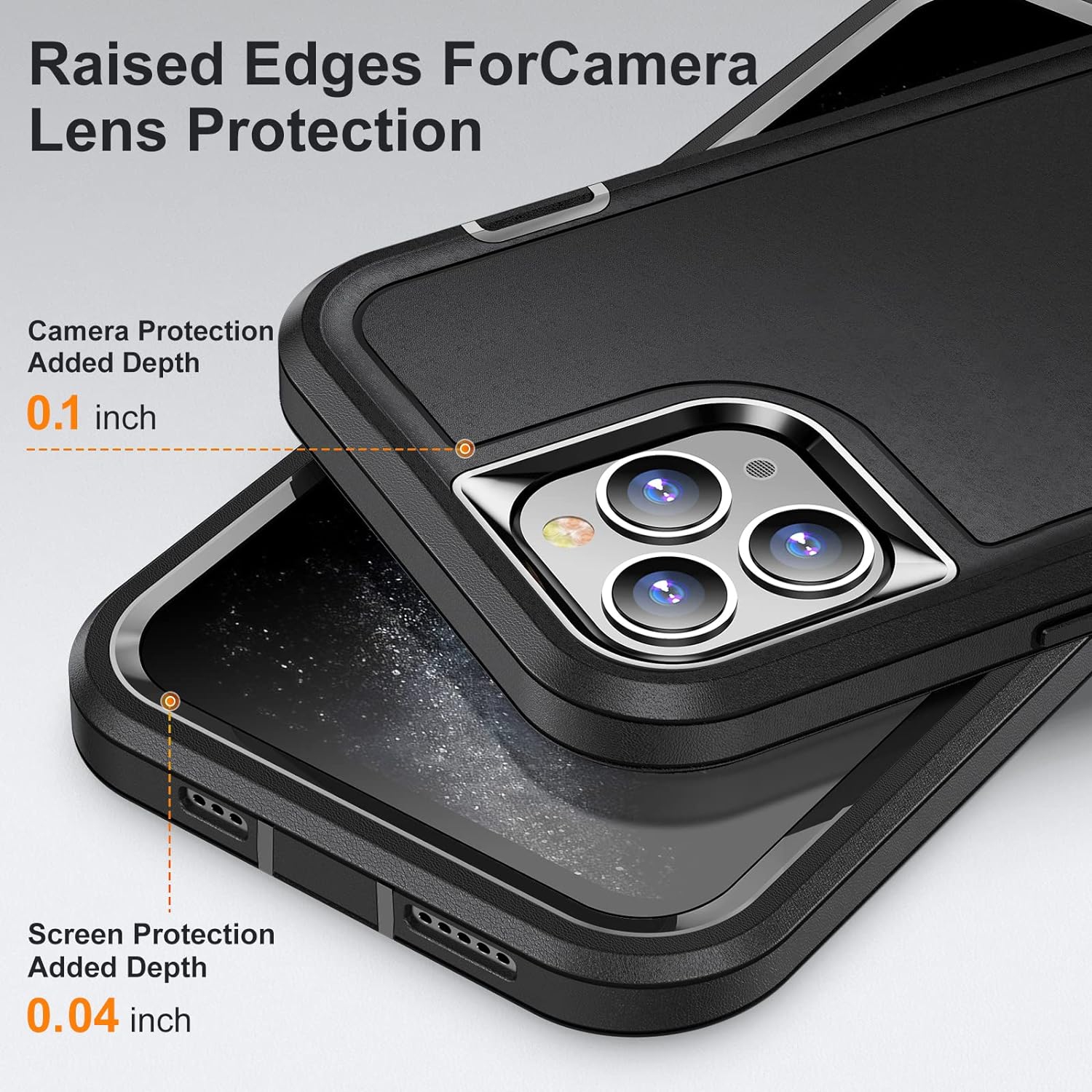 iPhone 11 Pro Max Case with Build-in Kickstand,Heavy Duty Protection Shockproof Anti-Scratch Rugged Slim Fit