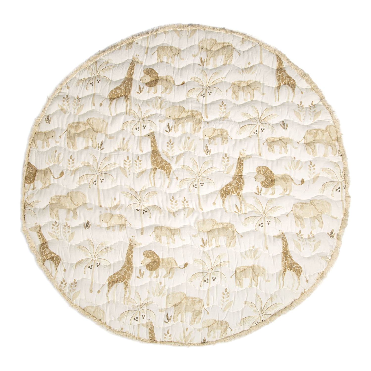 Tapis de jeu matelassé de Crane Baby - Safari