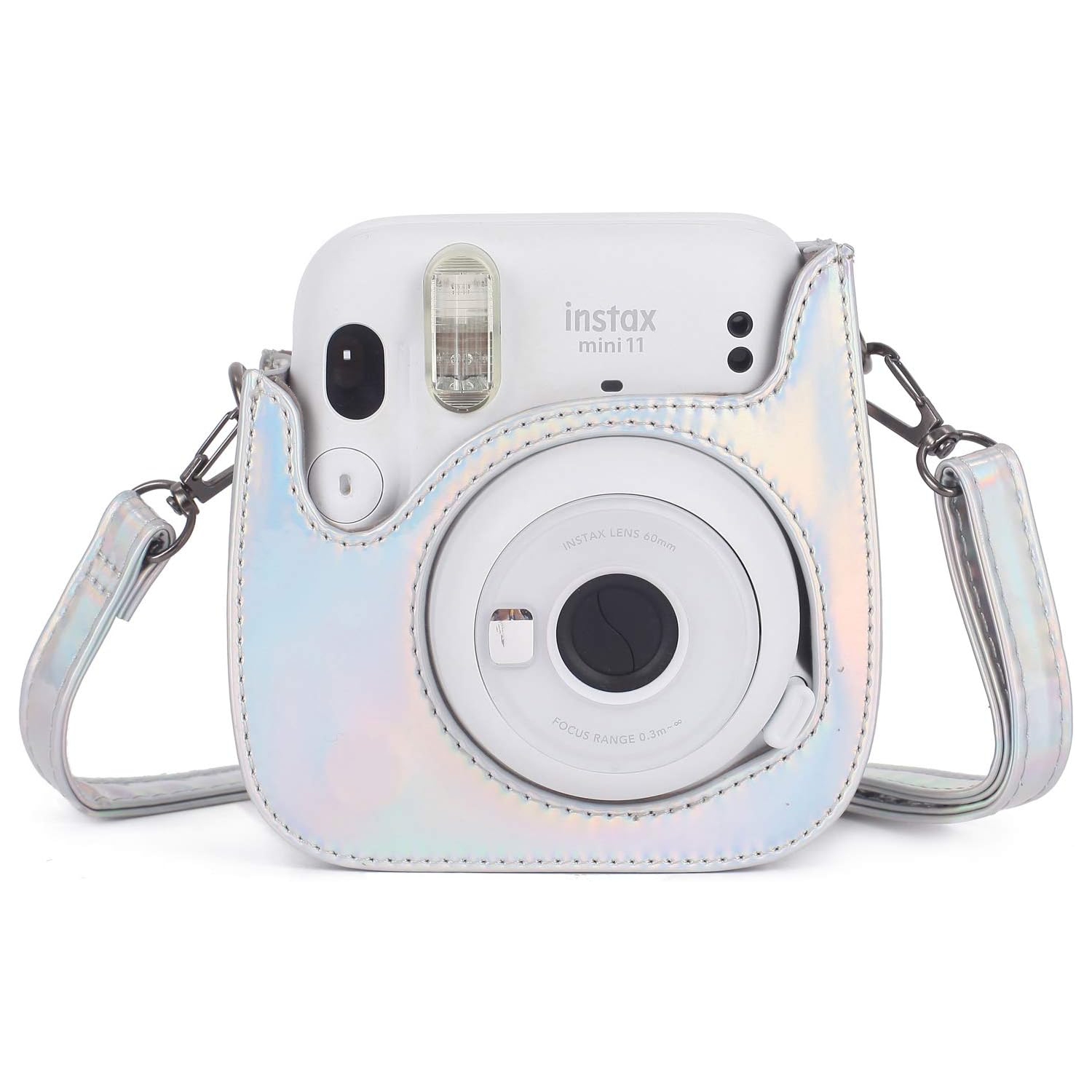 Instant Camera Protective Case Compatible with Instax Mini 11,PU Leather Bag with Pocket and Adjustable