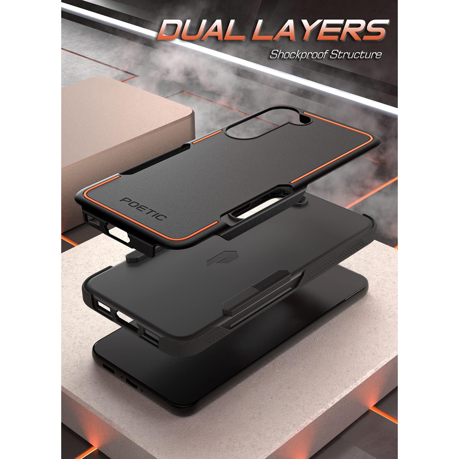 Étui de la série Neon conçu pour le Galaxy S23 plus 5G 6,7&nbsp;po de Samsung, robuste et double couche