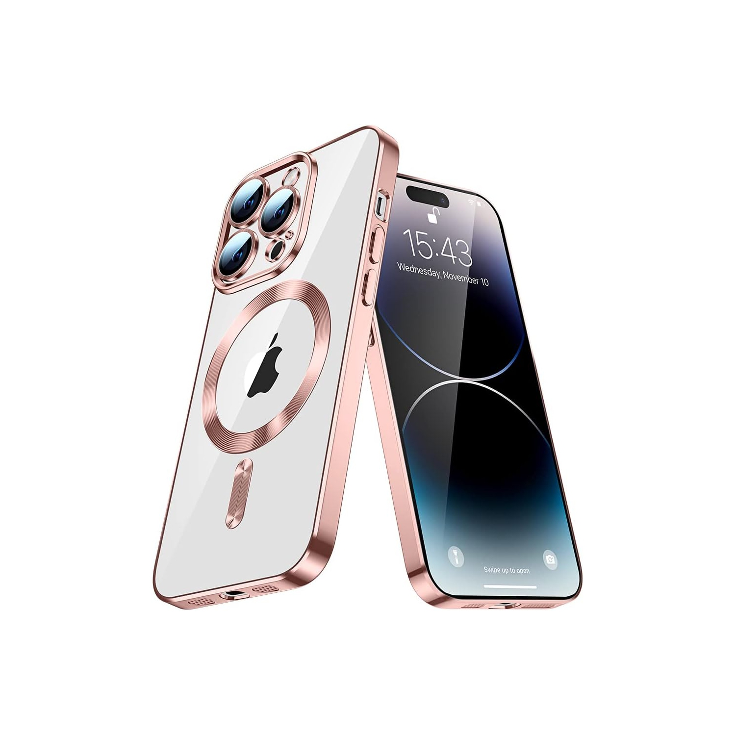 Étui magnétique pour Galaxy S22+ plus de Samsung compatible avec le chargement sans fil MagSafe [ne jaunit pas] mince