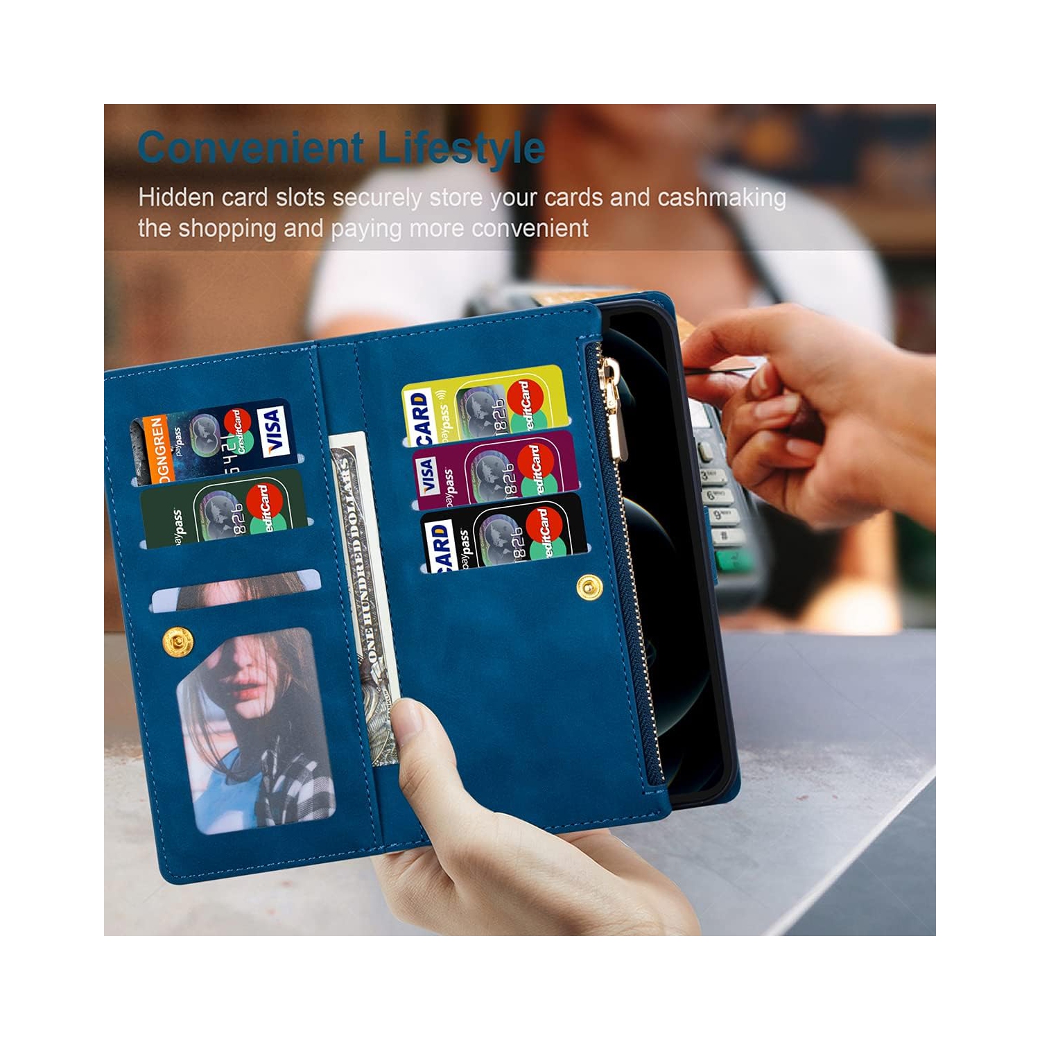 Étui pour Galaxy S10 Lite de Samsung avec protecteur d'écran en verre trempé et dragonne