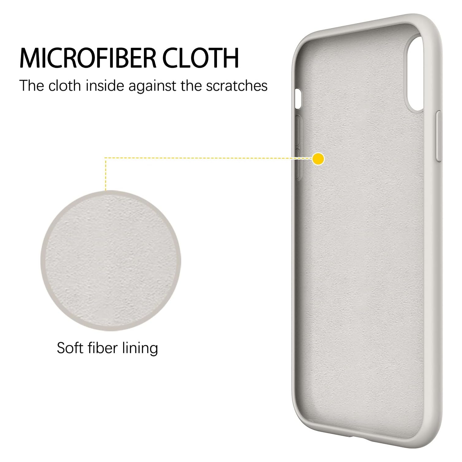 iPhone 11 Pro Case, Liquid Silicone Soft Gel Rubber Slim Cover with Microfiber Cloth Lining Cushion Shockproof