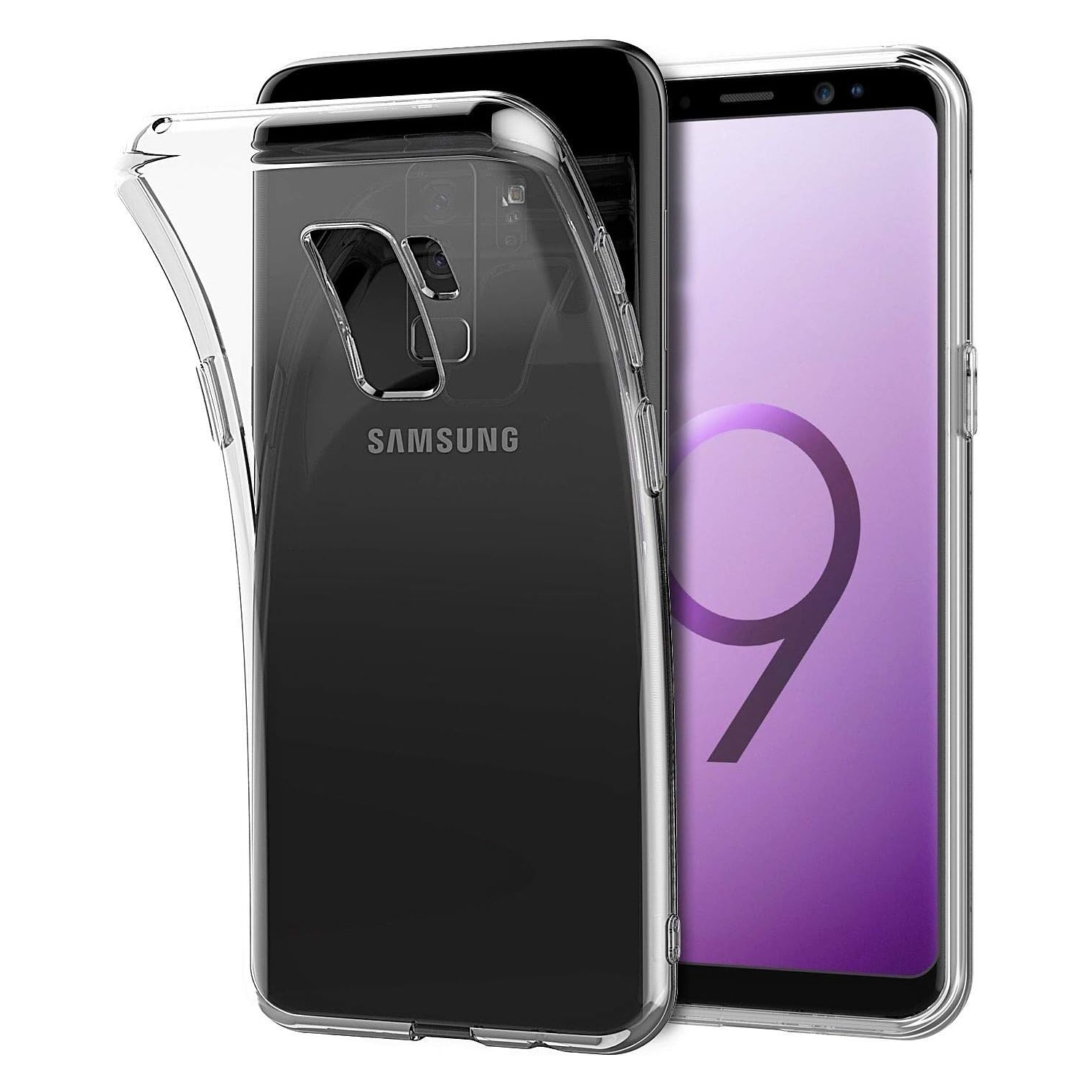 [Clear] Case for Samsung Galaxy S9, Soft Slim Fit Shockproof TPU Lightweight Thin Transparent Cover