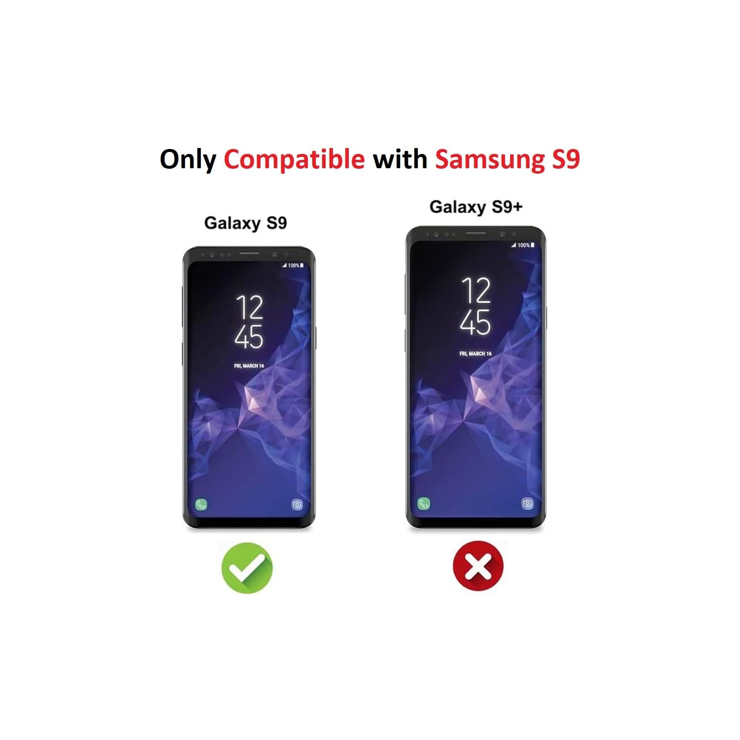 [Clear] Étui pour Samsung Galaxy S9, étui mince souple antichoc en TPUR léger et transparent