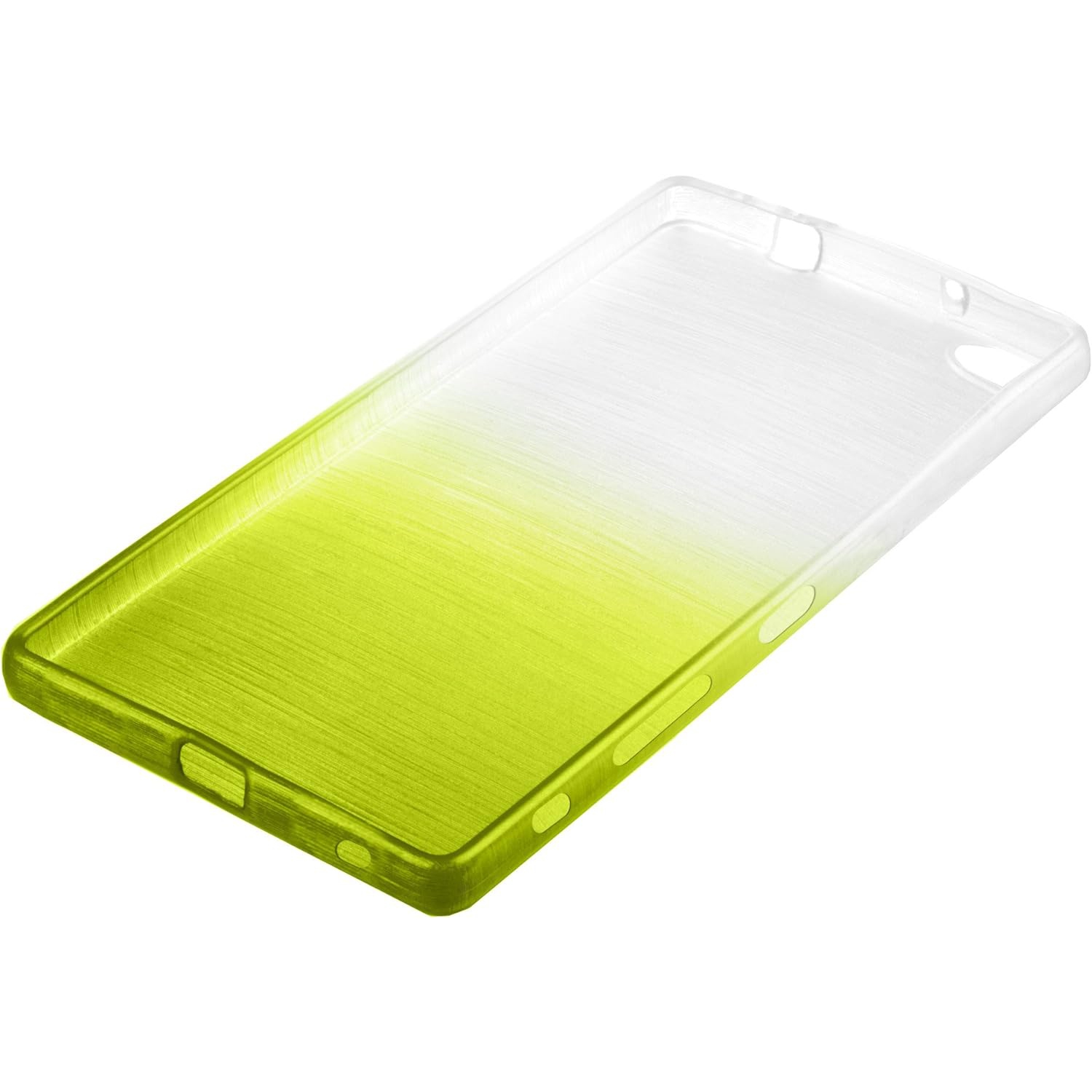 Transition Color Flexible TPU Case for Sony Xperia Z5 Compact. with Gradient Silk Thread Texture.