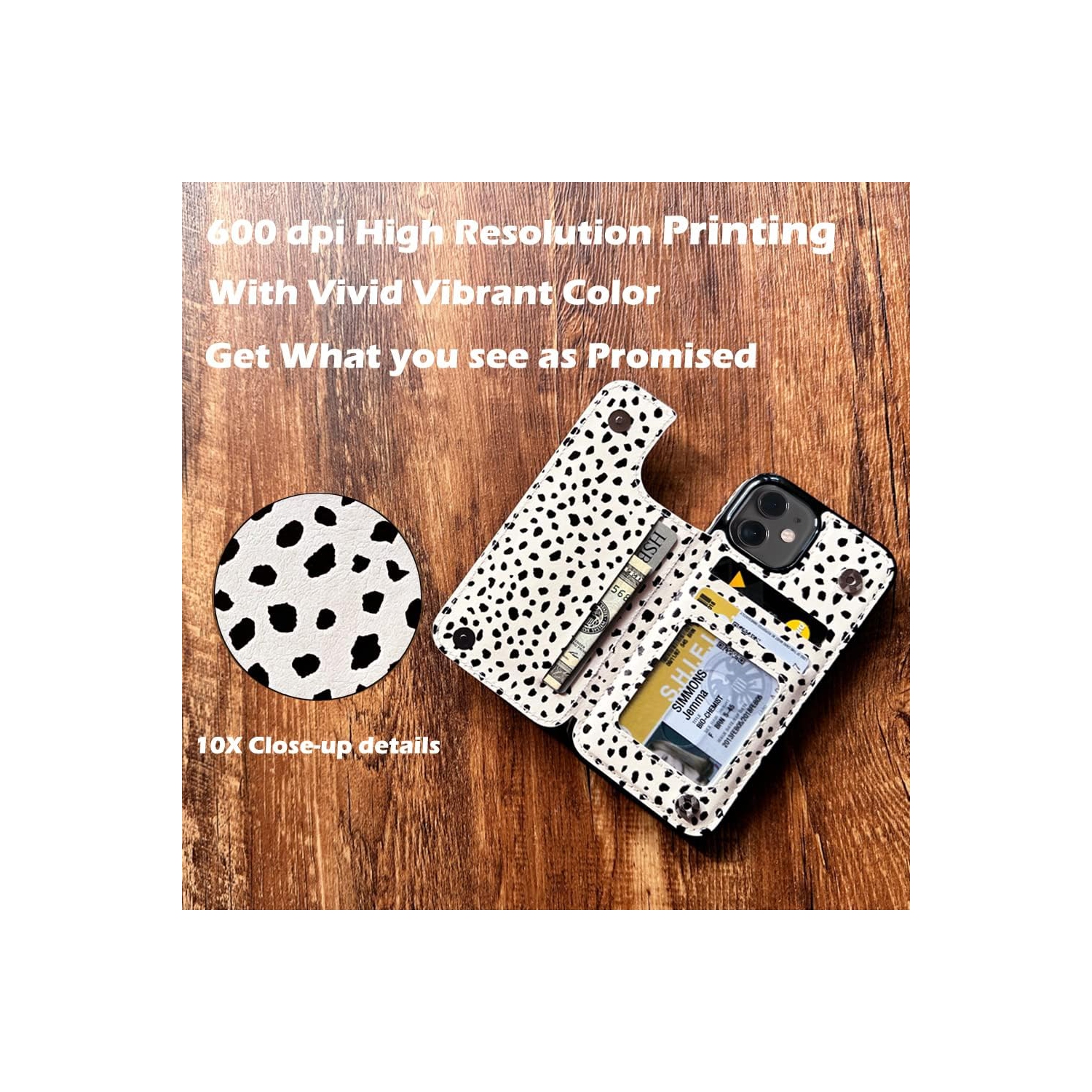 Compatible with iPhone 12 Mini 5.4 Inch Wallet Case with Card Holder Slots Folio Flip PU Leather Kickstand Case