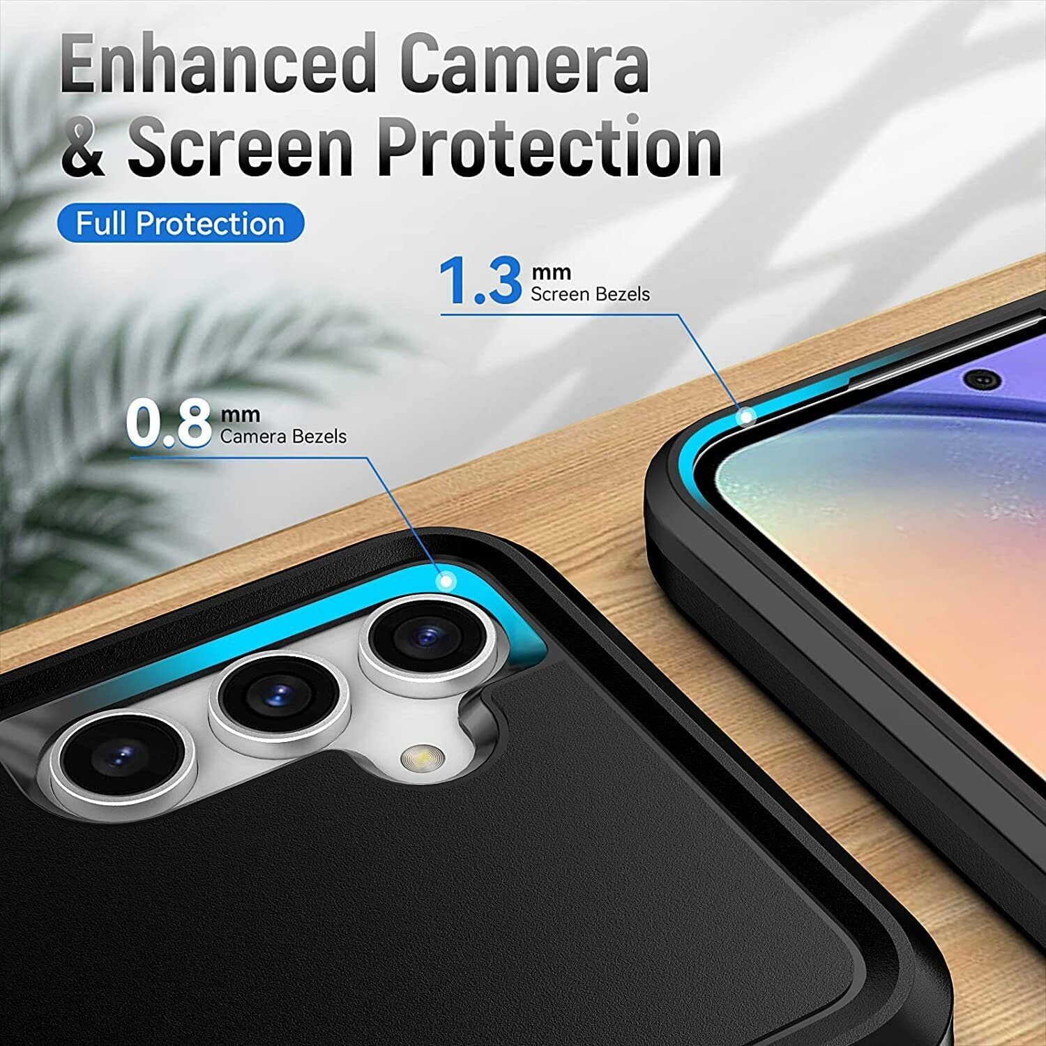 [Defender] Case for Samsung Galaxy A54 5G, Durable Hard [Shockproof] Heavy Duty Bumper Cover